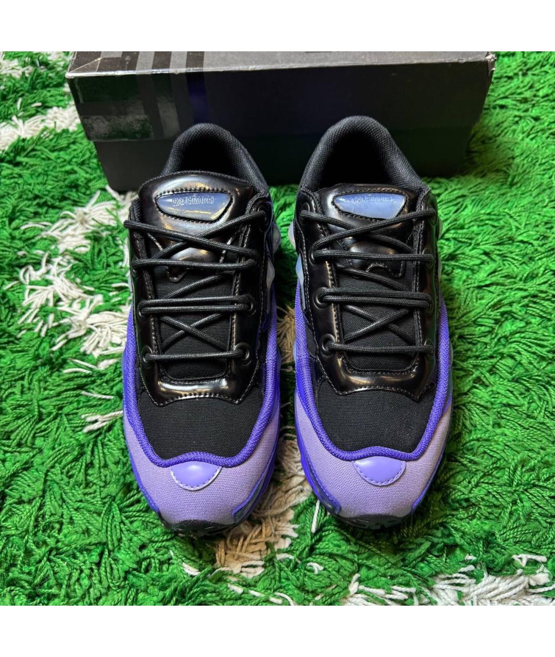ADIDAS X RAF SIMONS Фиолетовые низкие кроссовки / кеды, фото 5