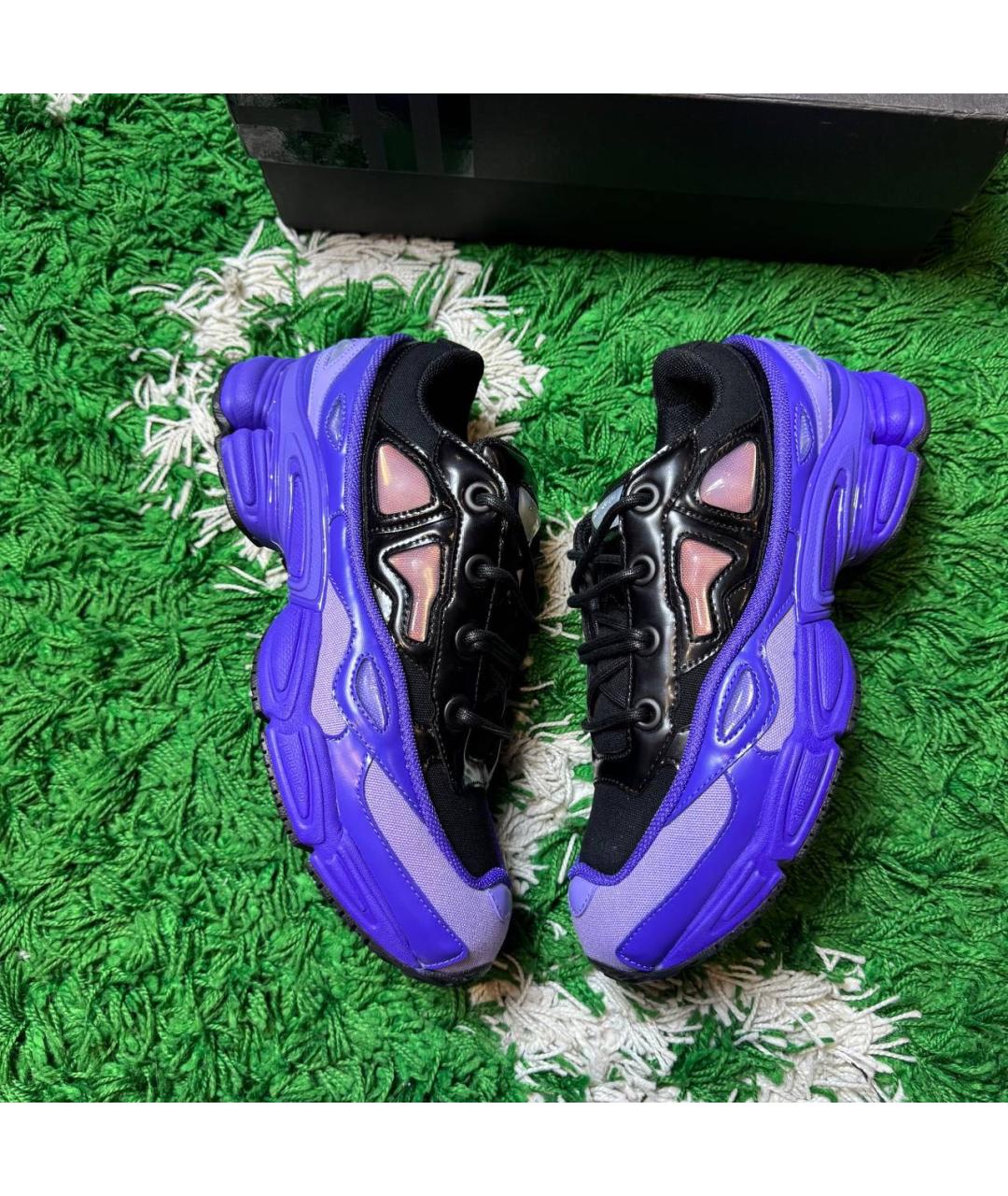 ADIDAS X RAF SIMONS Фиолетовые низкие кроссовки / кеды, фото 2