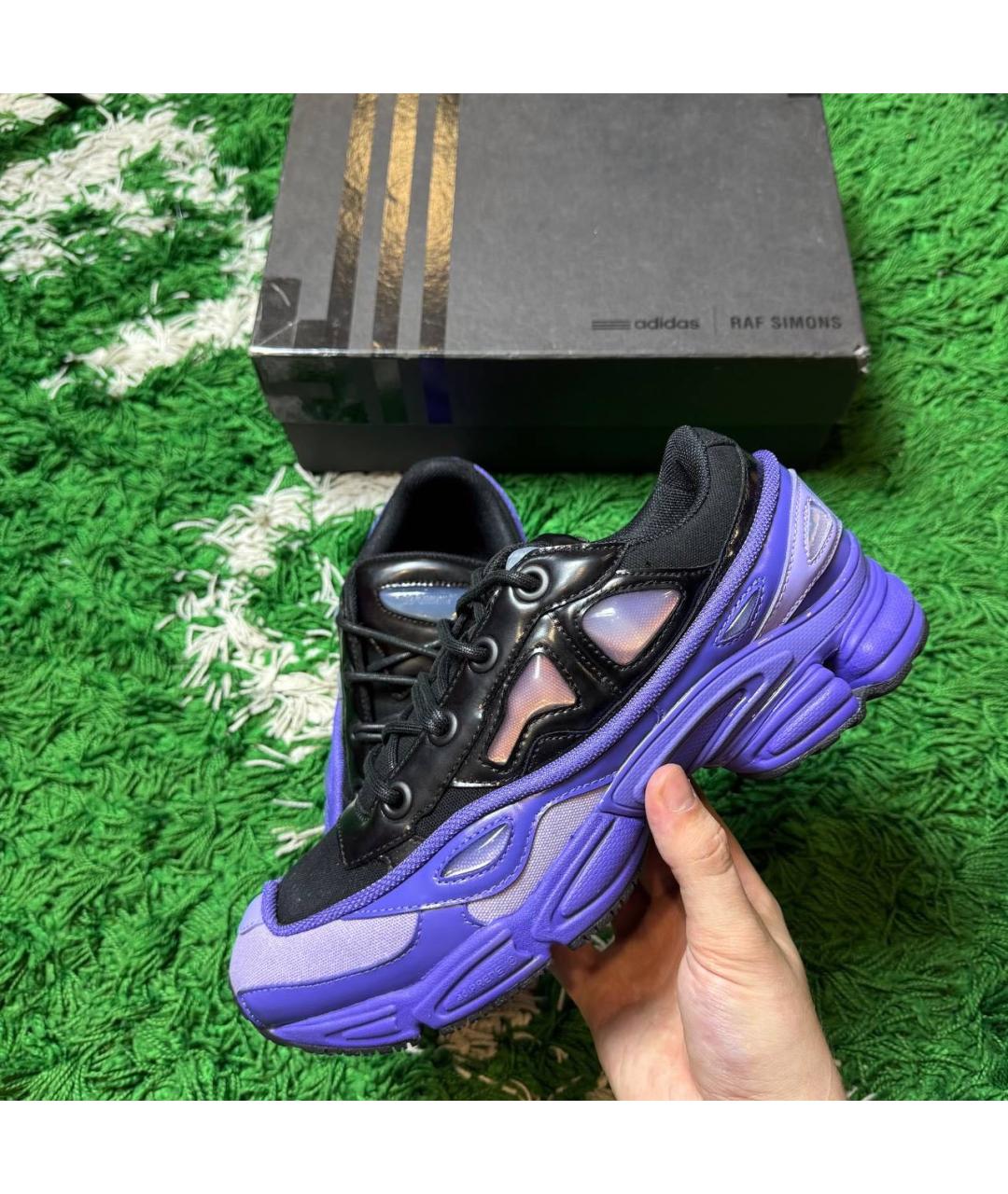 ADIDAS X RAF SIMONS Фиолетовые низкие кроссовки / кеды, фото 4