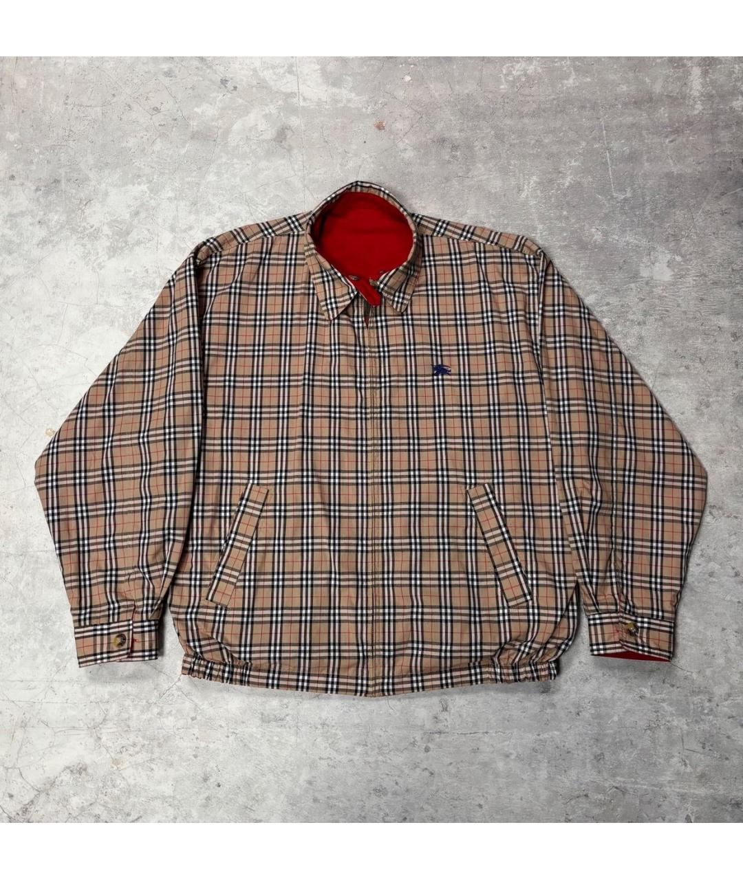 BURBERRY Красная хлопковая куртка, фото 9