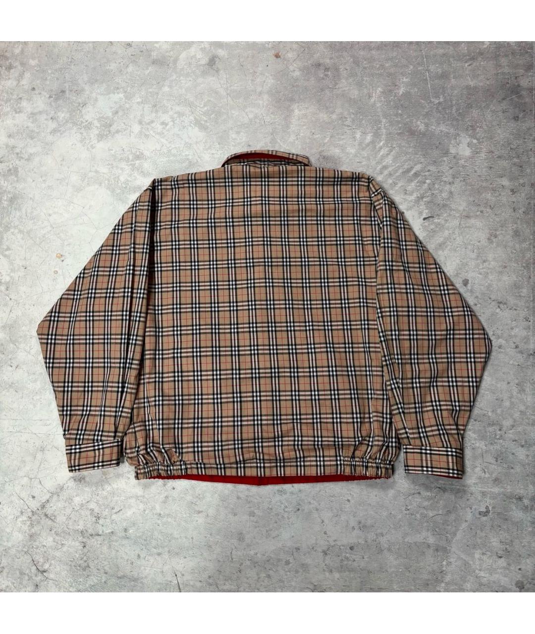 BURBERRY Красная хлопковая куртка, фото 2