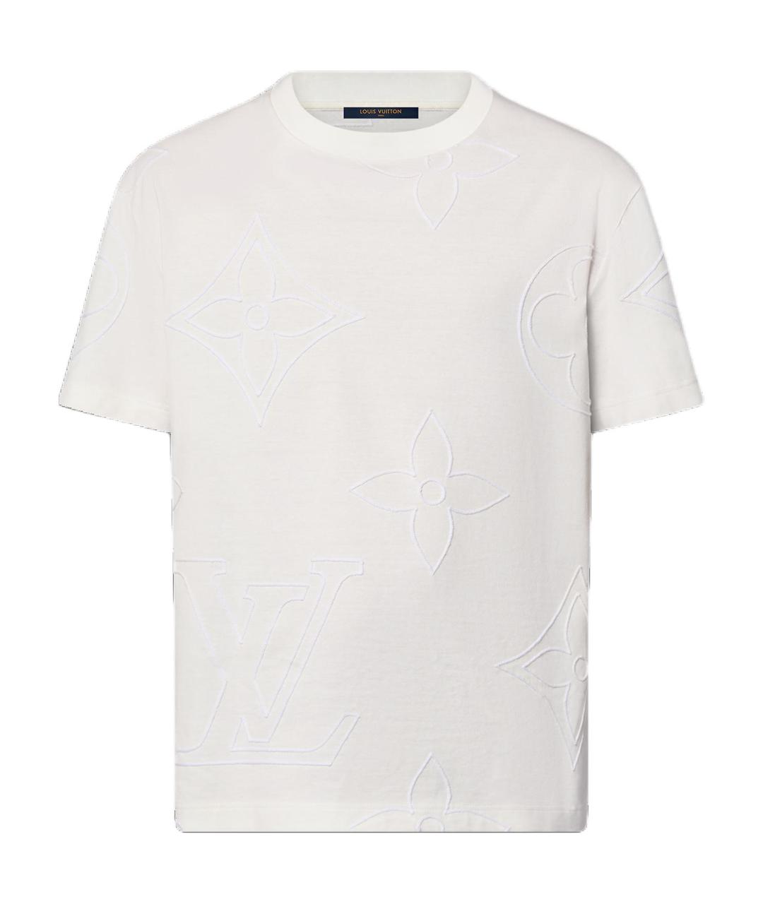 LOUIS VUITTON Белая хлопковая футболка, фото 1