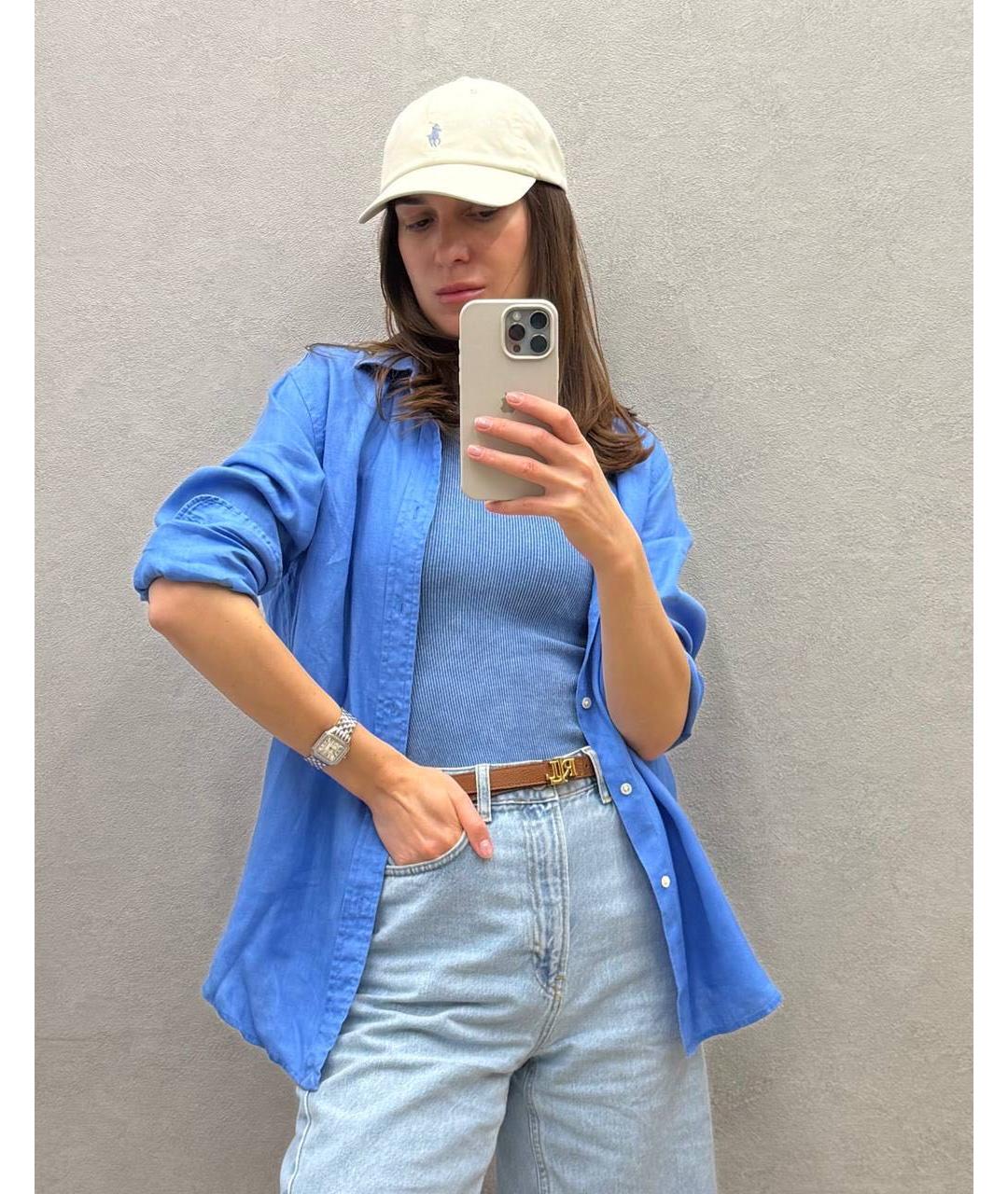 POLO RALPH LAUREN Белая хлопковая кепка, фото 7