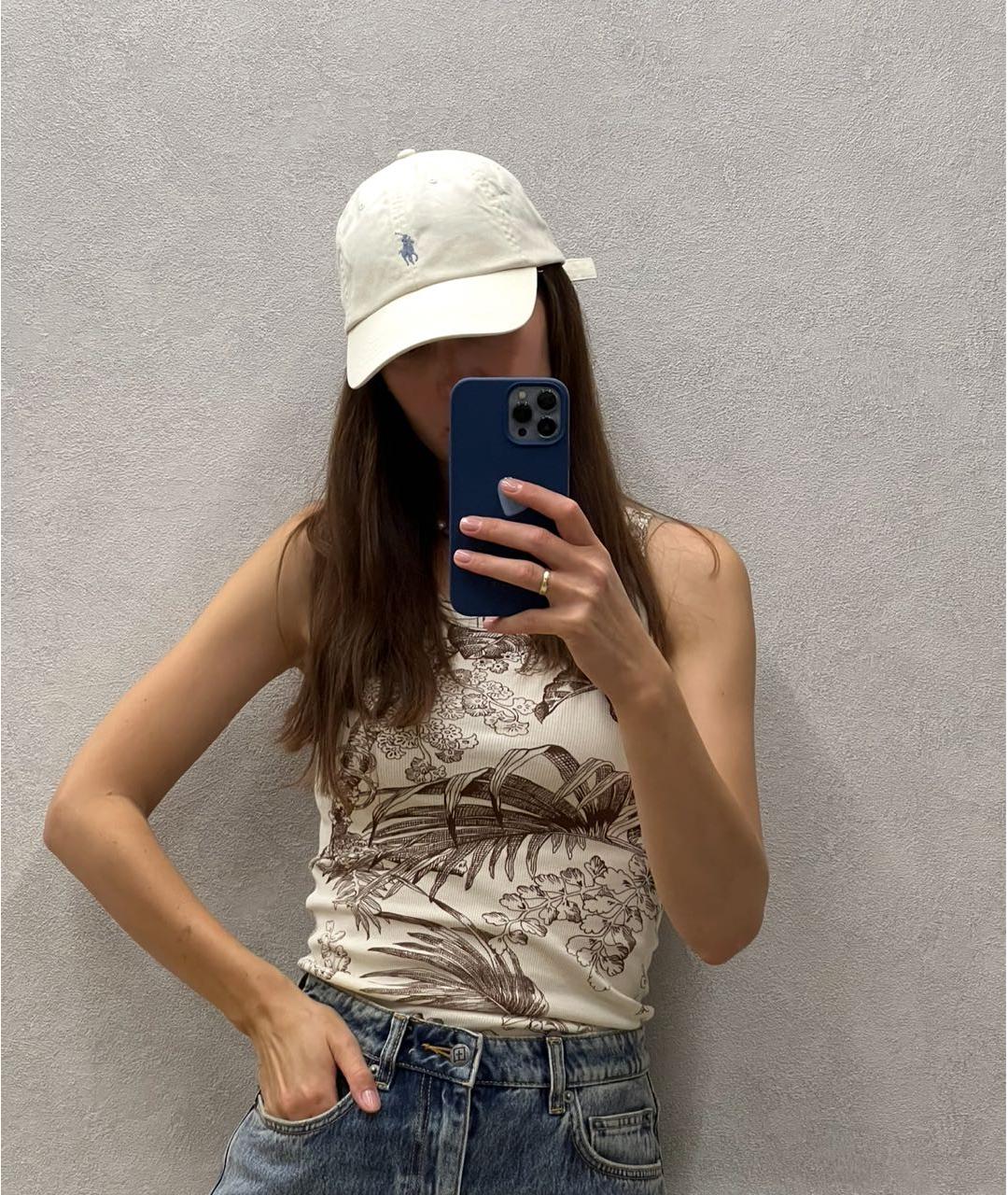 POLO RALPH LAUREN Белая хлопковая кепка, фото 5