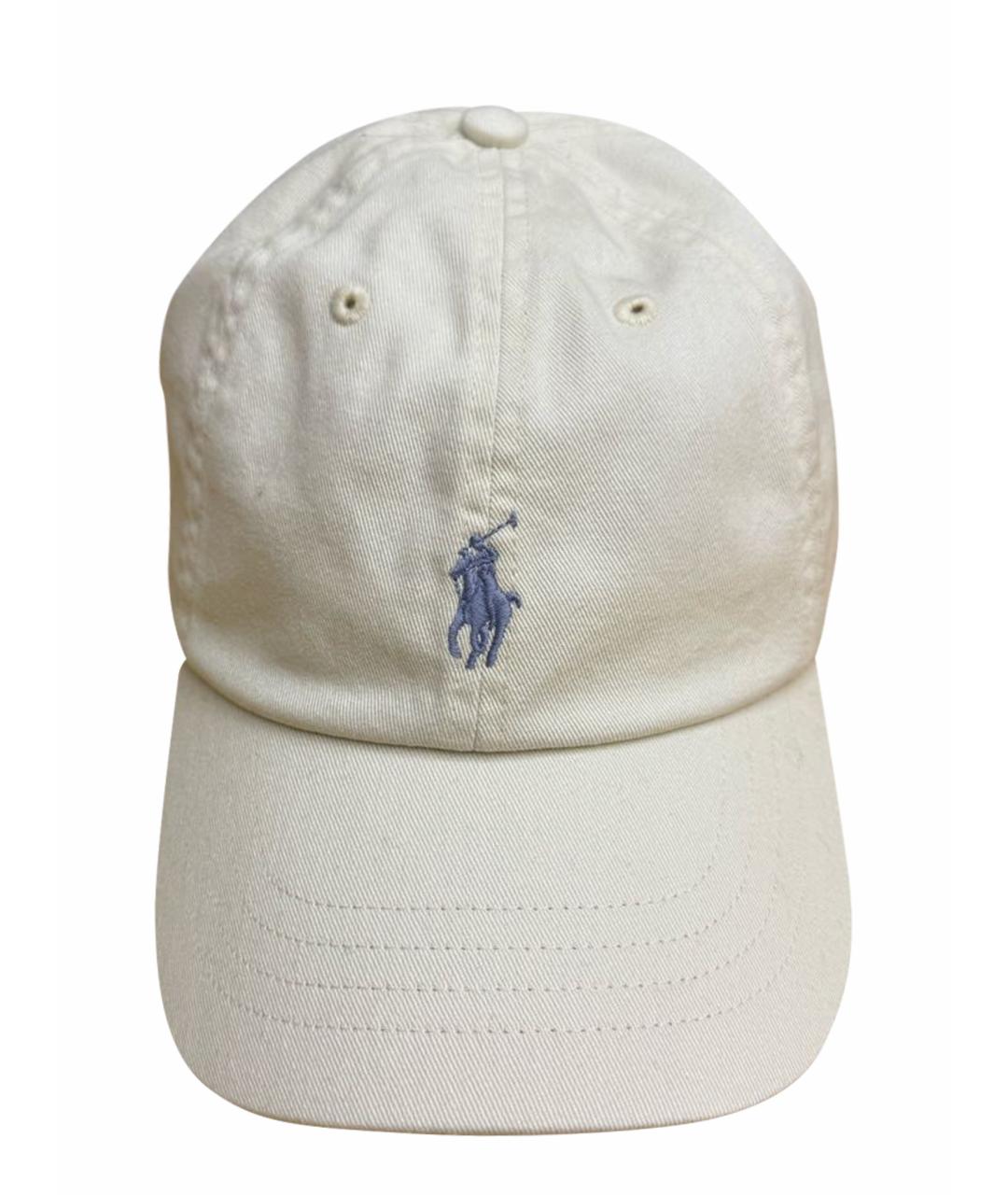 POLO RALPH LAUREN Белая хлопковая кепка, фото 9