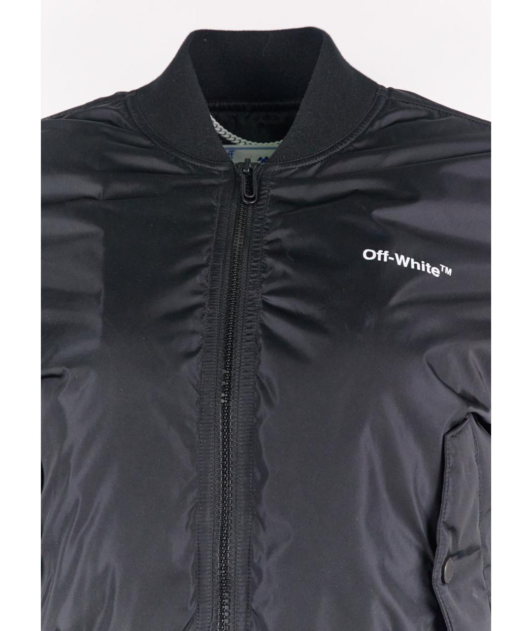 OFF-WHITE Черная полиамидовая куртка, фото 3