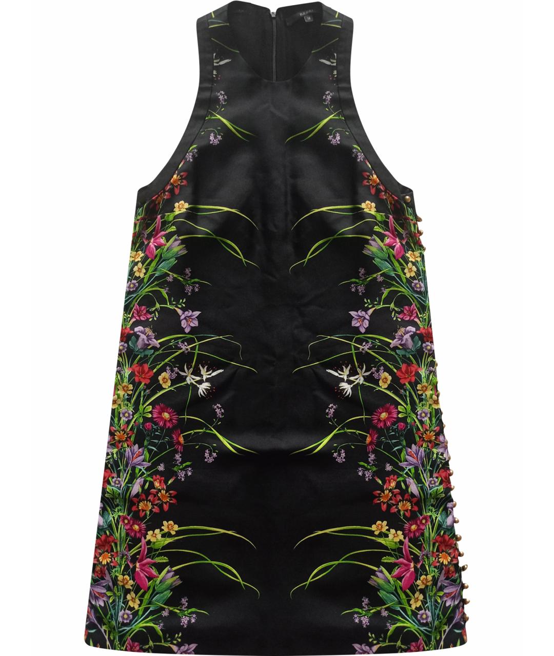 GUCCI Черное шелковое коктейльное платье, фото 1