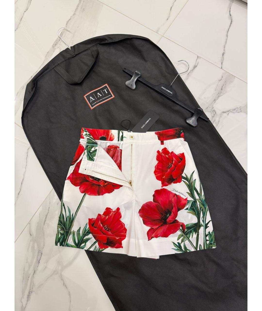 DOLCE&GABBANA Мульти хлопковые шорты, фото 3