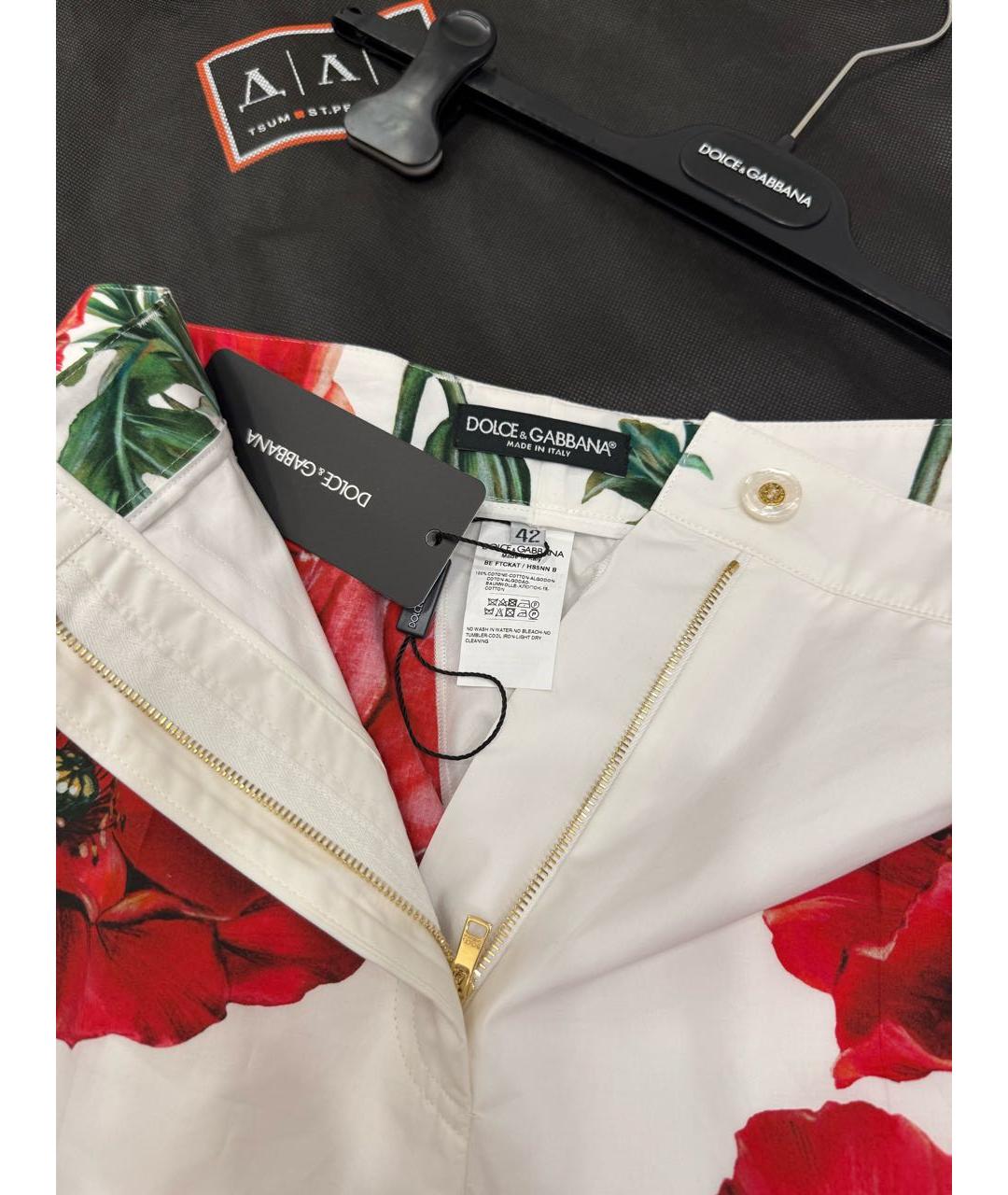 DOLCE&GABBANA Мульти хлопковые шорты, фото 6