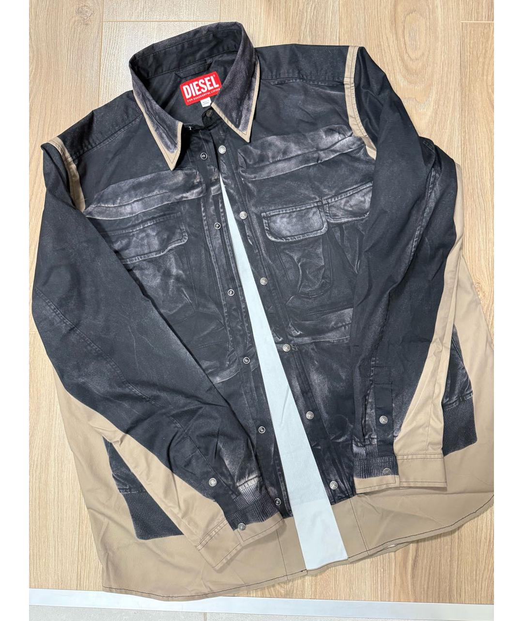 DIESEL Черная кэжуал рубашка, фото 7