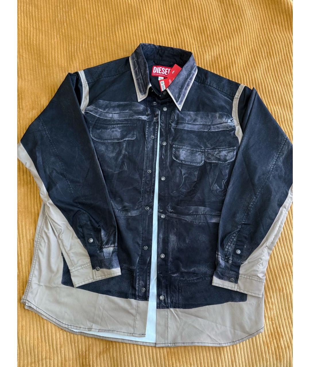 DIESEL Черная кэжуал рубашка, фото 7