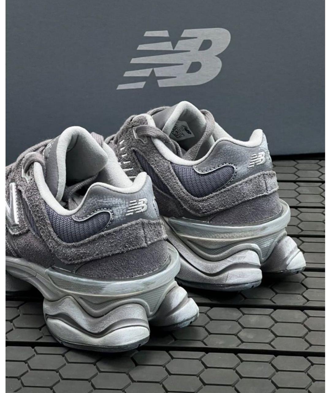NEW BALANCE Антрацитовые замшевые кроссовки, фото 6