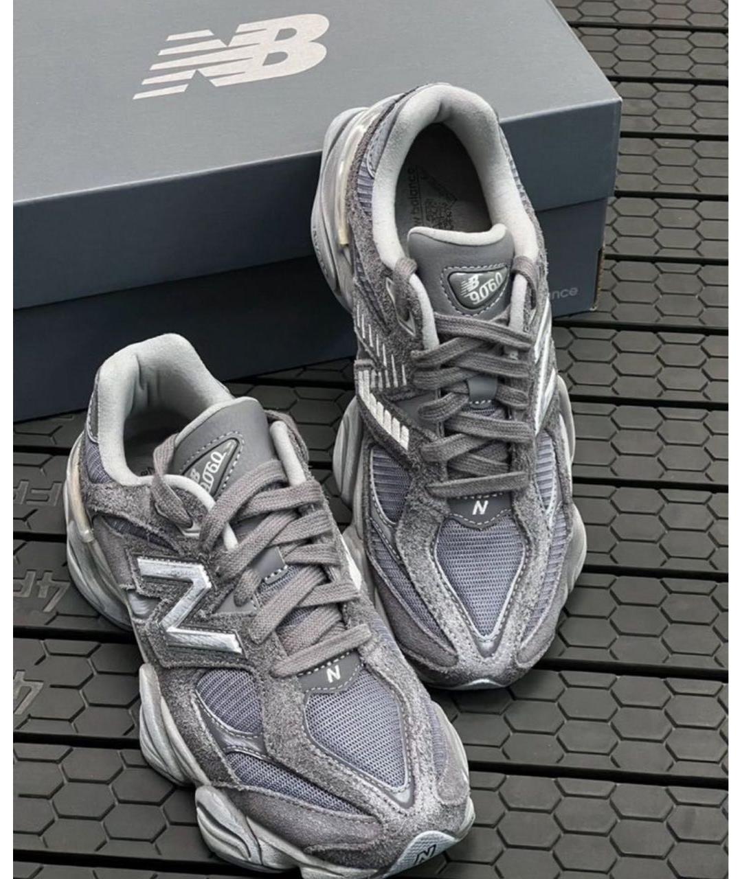 NEW BALANCE Антрацитовые замшевые кроссовки, фото 8