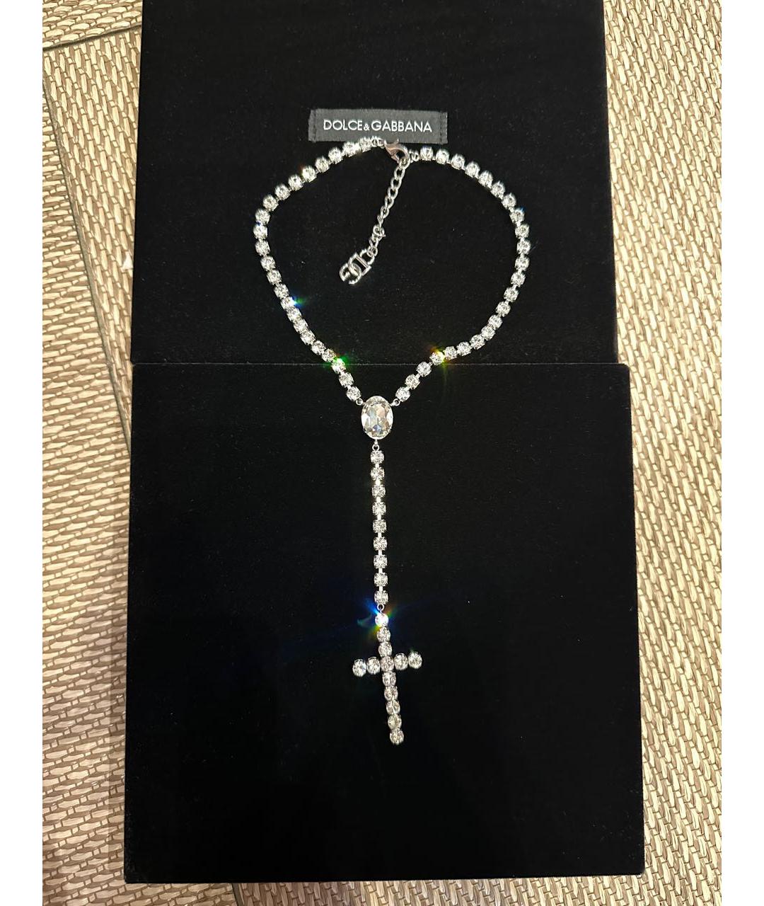 DOLCE&GABBANA Серебряное латунное колье, фото 9