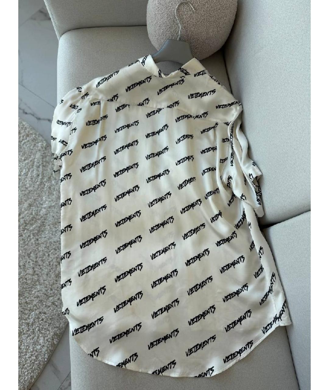 VETEMENTS Белая рубашка, фото 2