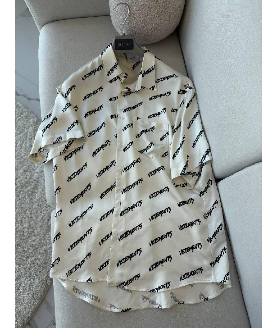 VETEMENTS Белая рубашка, фото 9