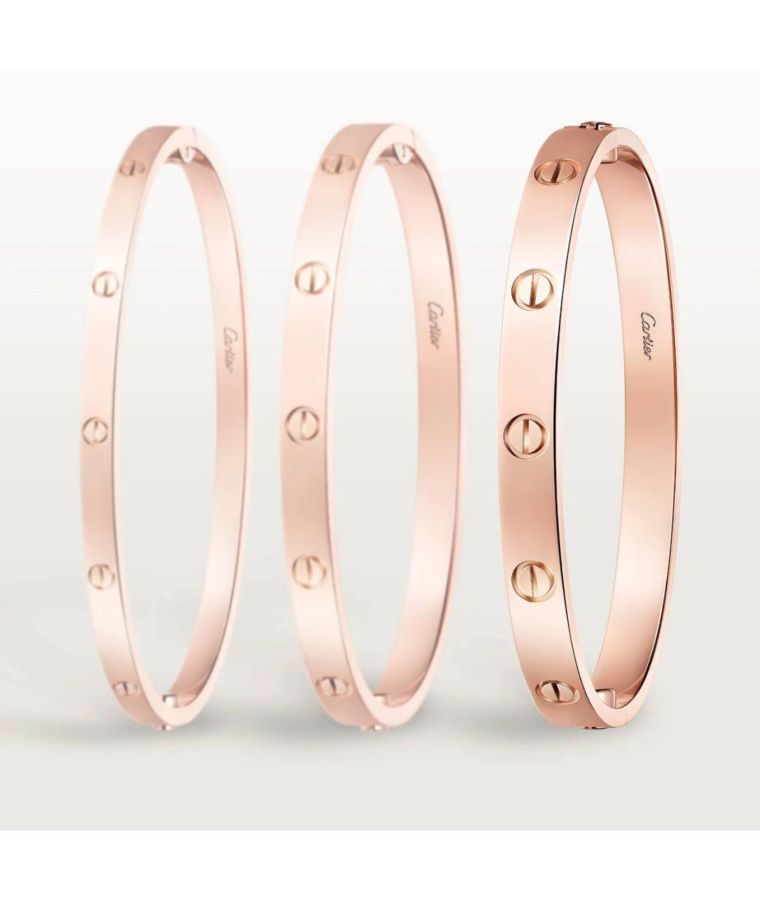 CARTIER Золотой браслет из розового золота, фото 2