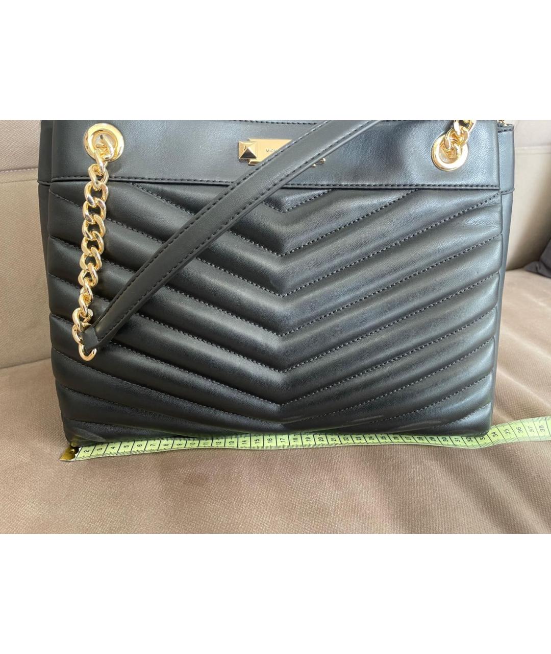 MICHAEL KORS Черная сумка тоут, фото 2