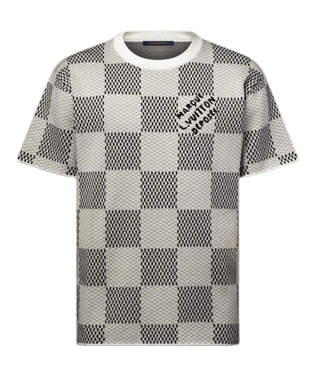LOUIS VUITTON Мульти хлопковая футболка, фото 1