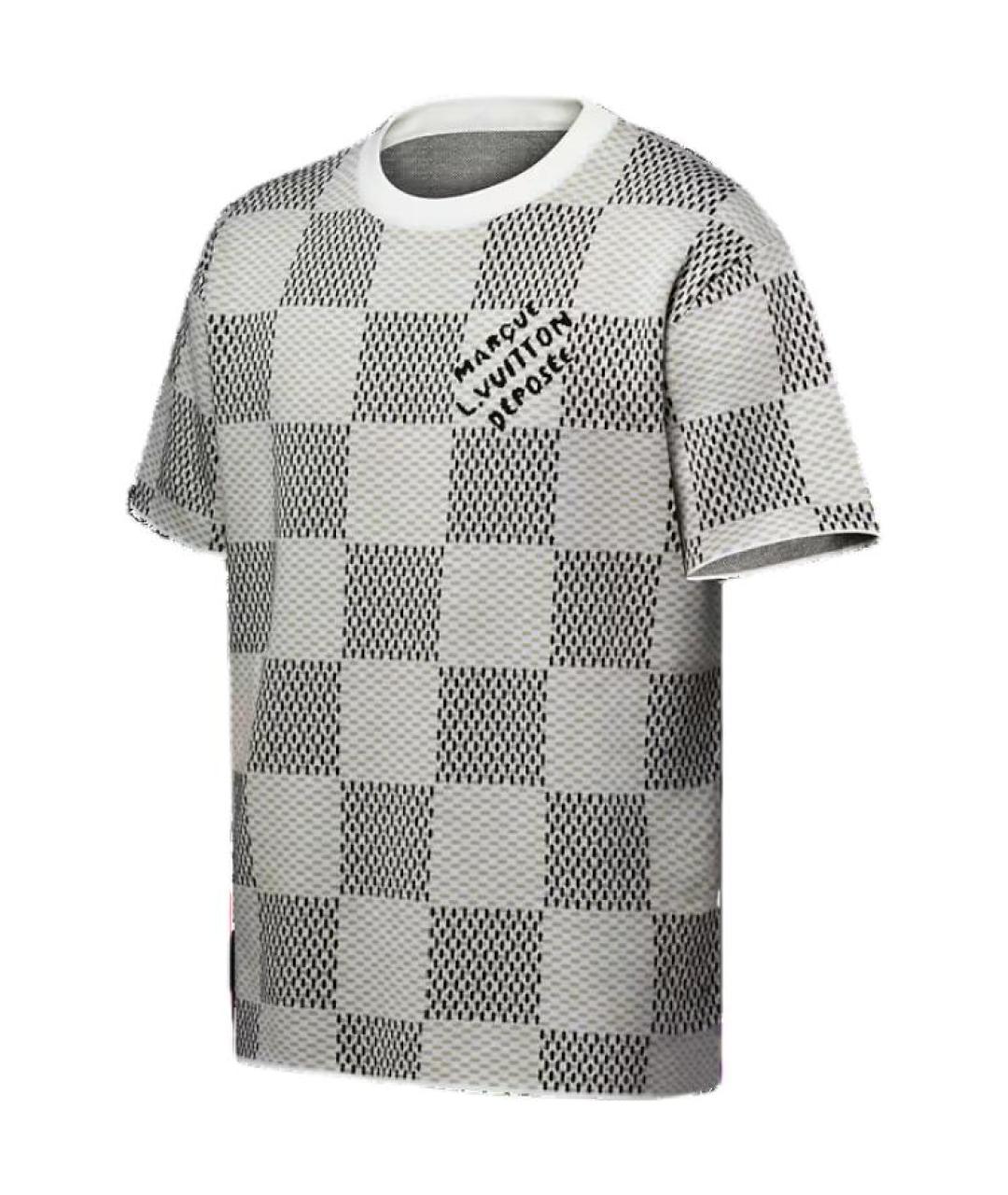 LOUIS VUITTON Мульти хлопковая футболка, фото 3