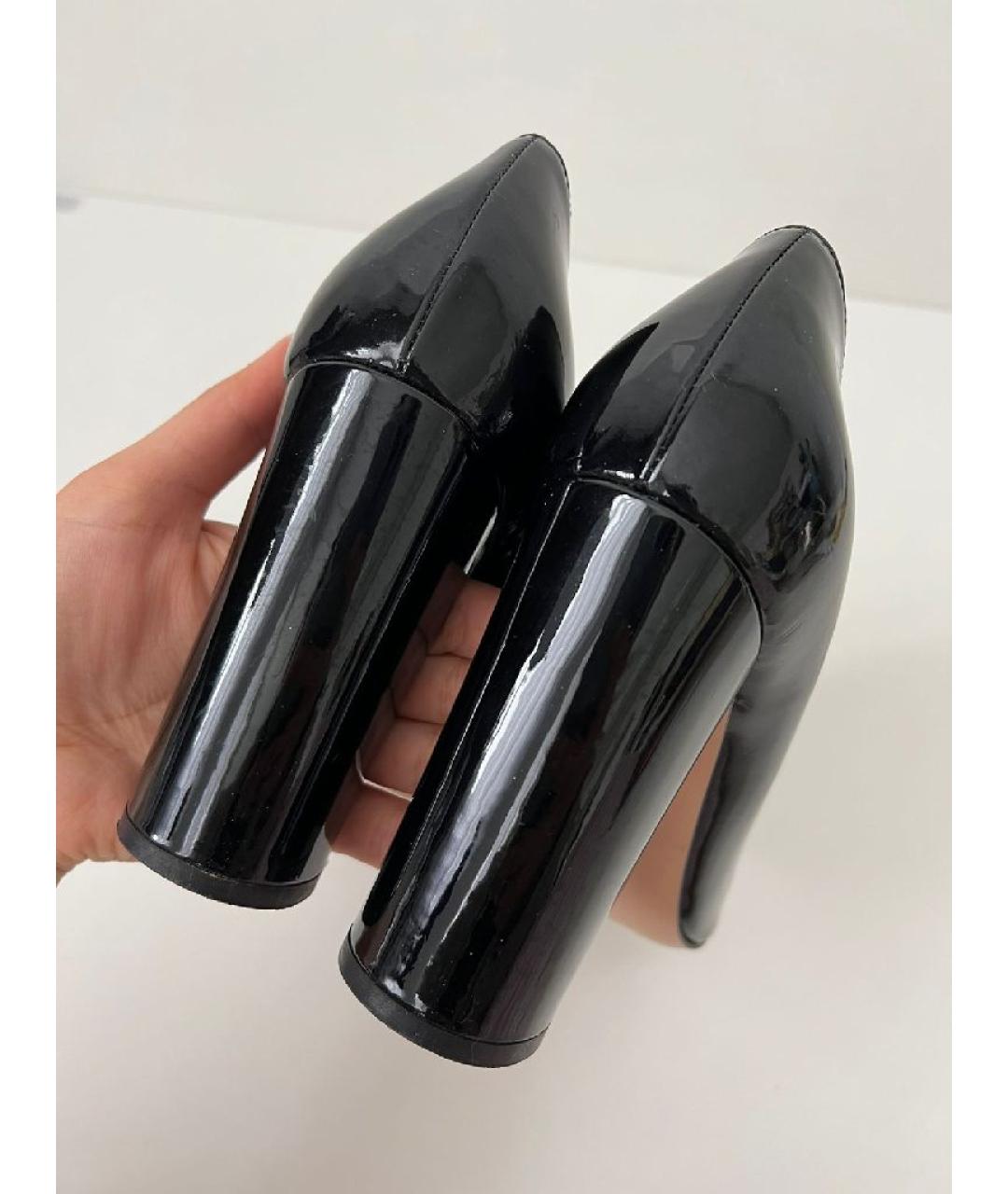 GIANVITO ROSSI Черные туфли из лакированной кожи, фото 4