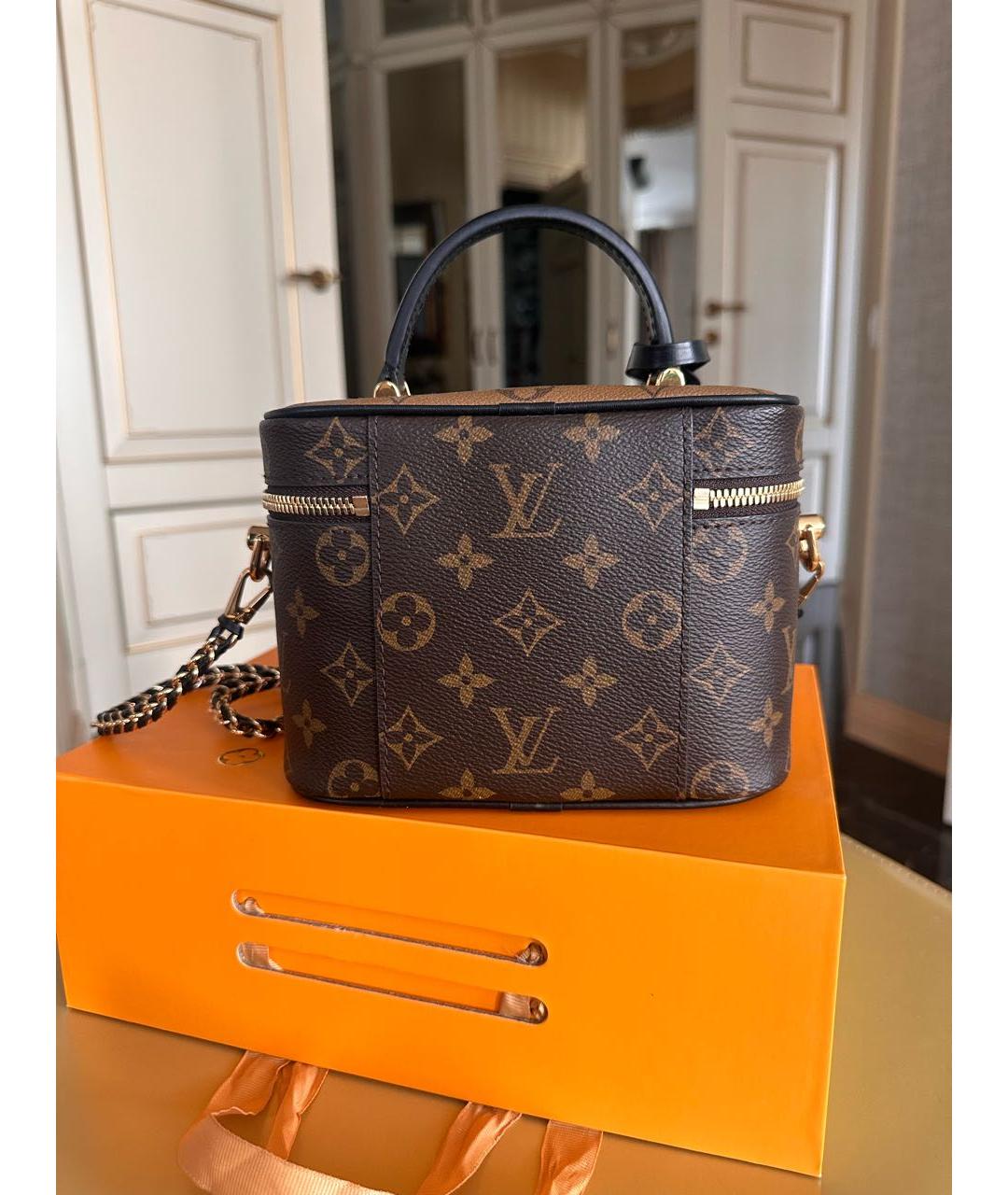 LOUIS VUITTON Коричневая сумка через плечо, фото 3