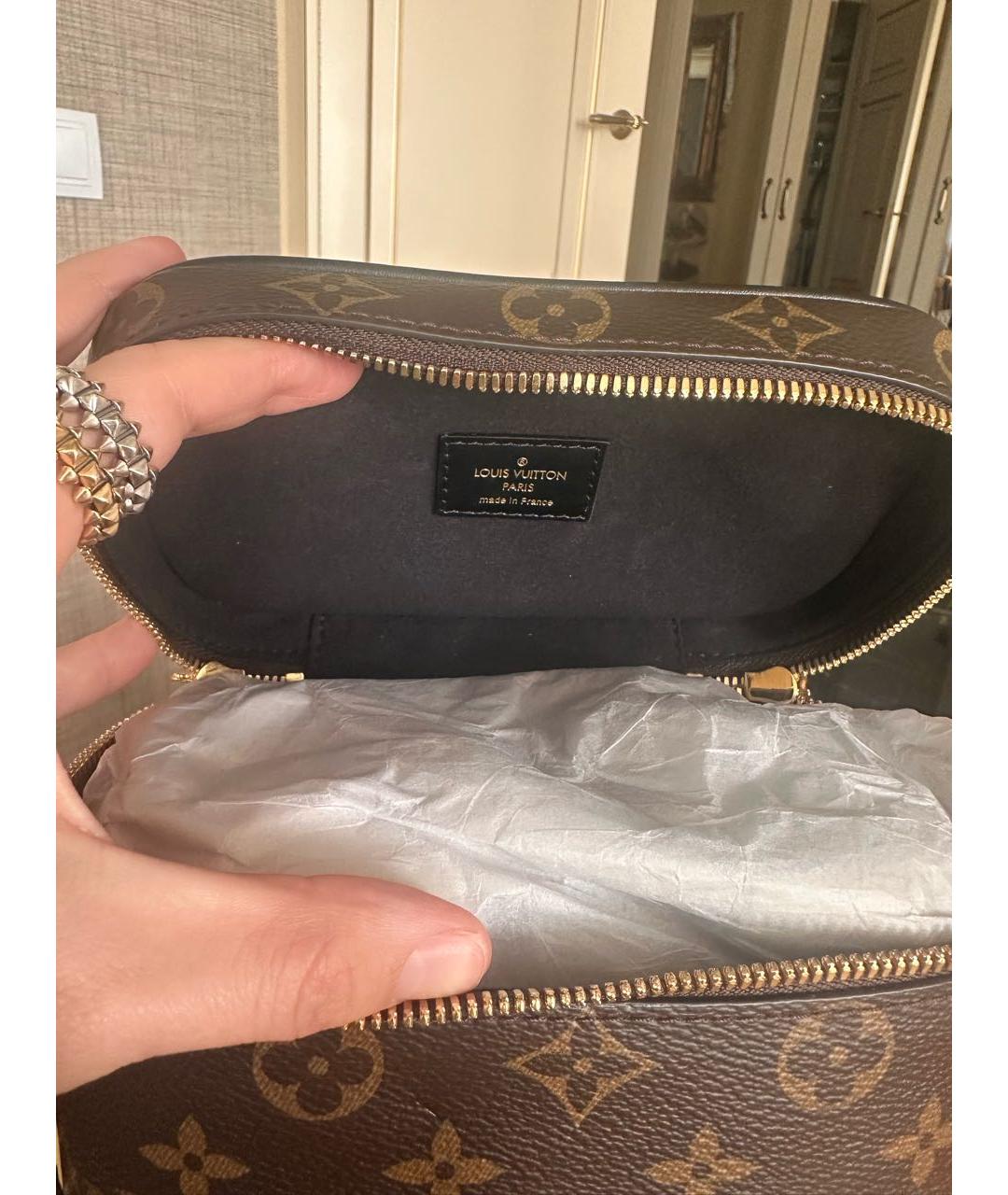 LOUIS VUITTON Коричневая сумка через плечо, фото 4