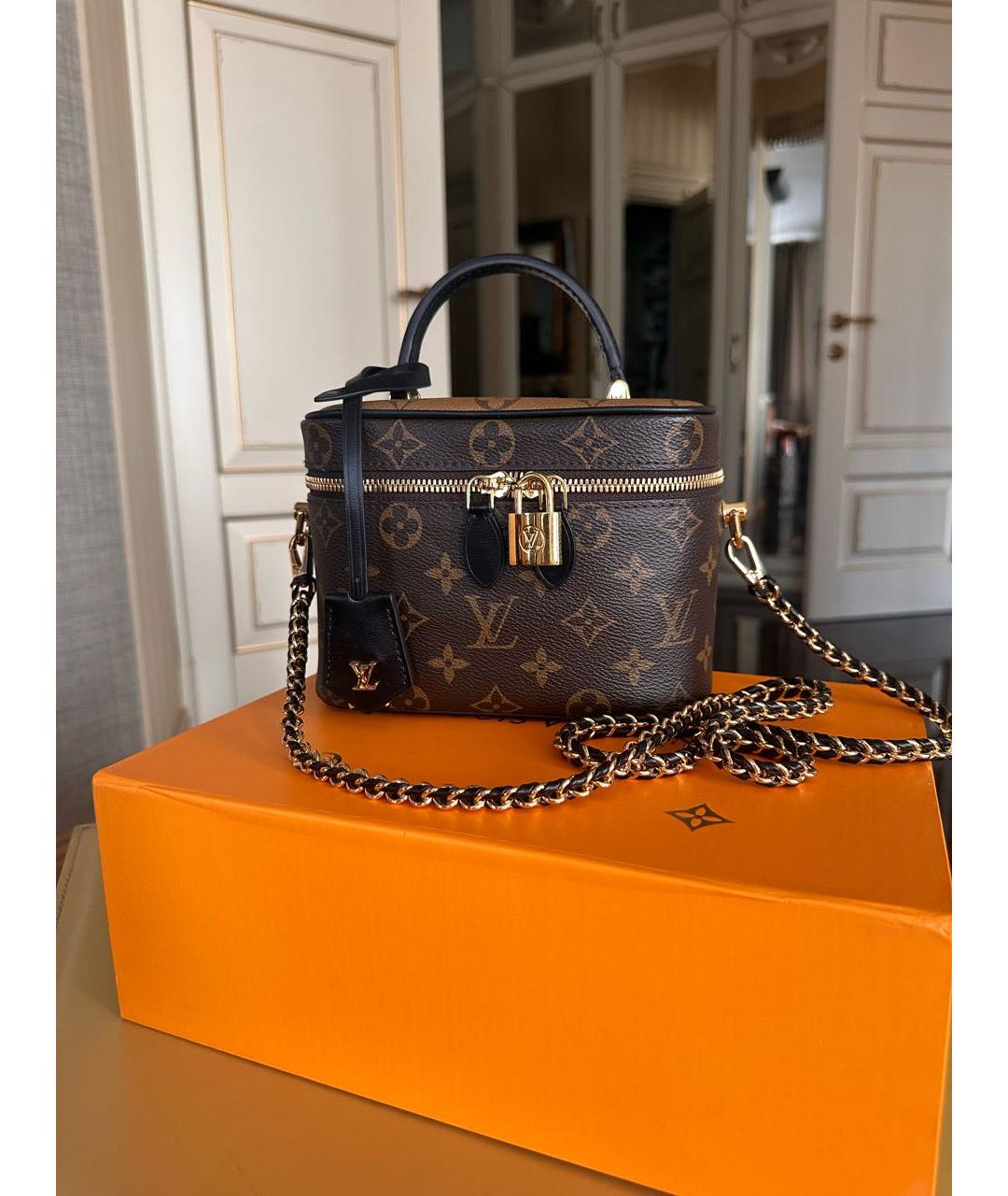 LOUIS VUITTON Коричневая сумка через плечо, фото 5