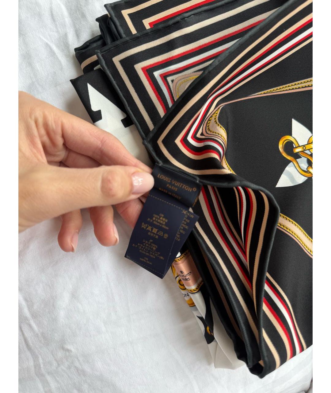 LOUIS VUITTON Мульти шелковый платок, фото 3