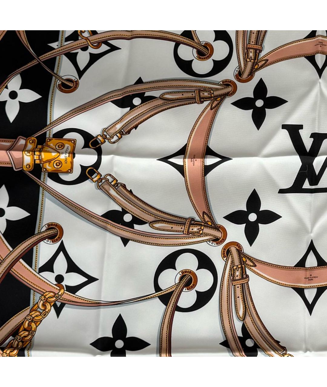 LOUIS VUITTON Мульти шелковый платок, фото 2