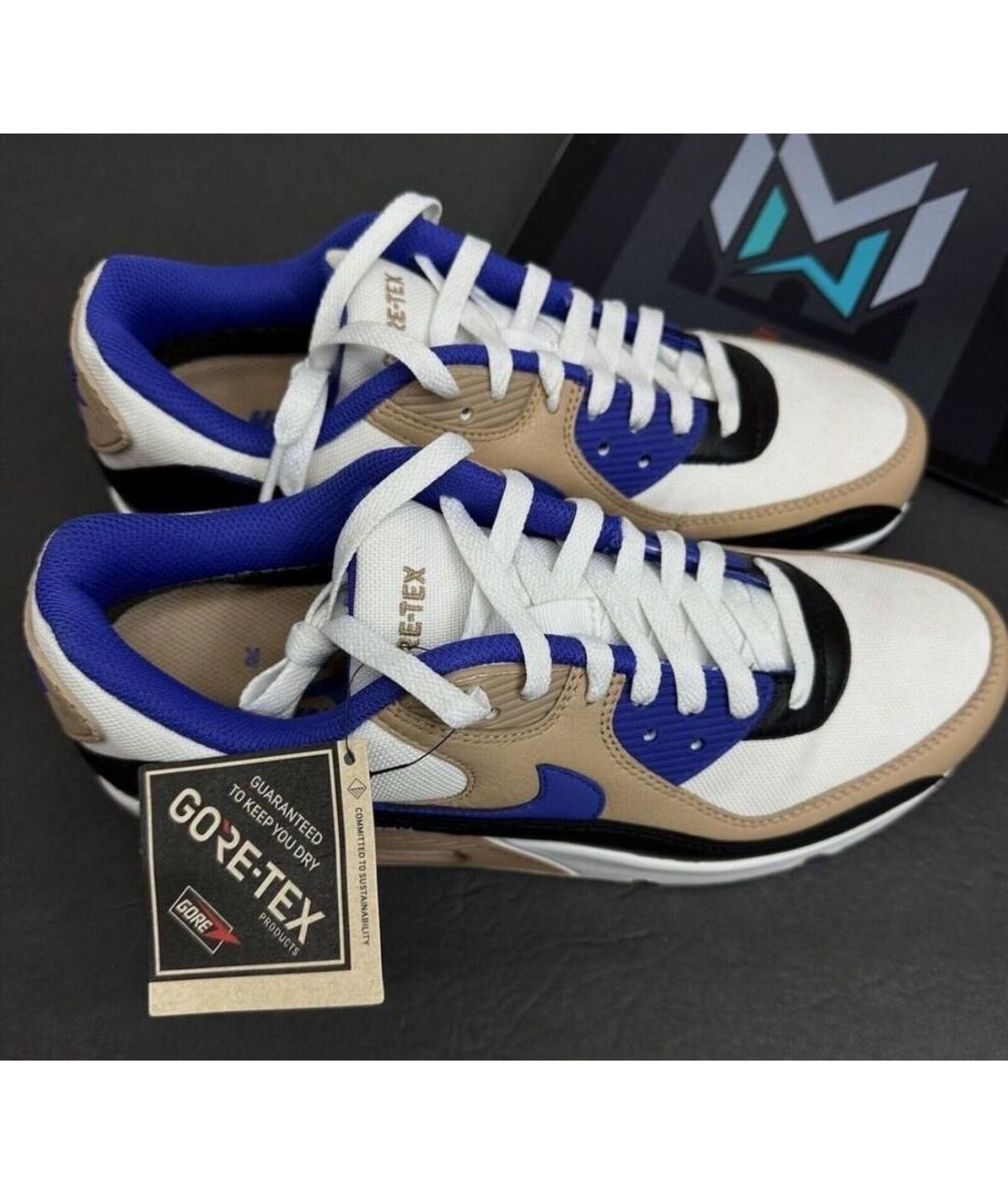 NIKE Мульти кожаные низкие кроссовки / кеды, фото 5