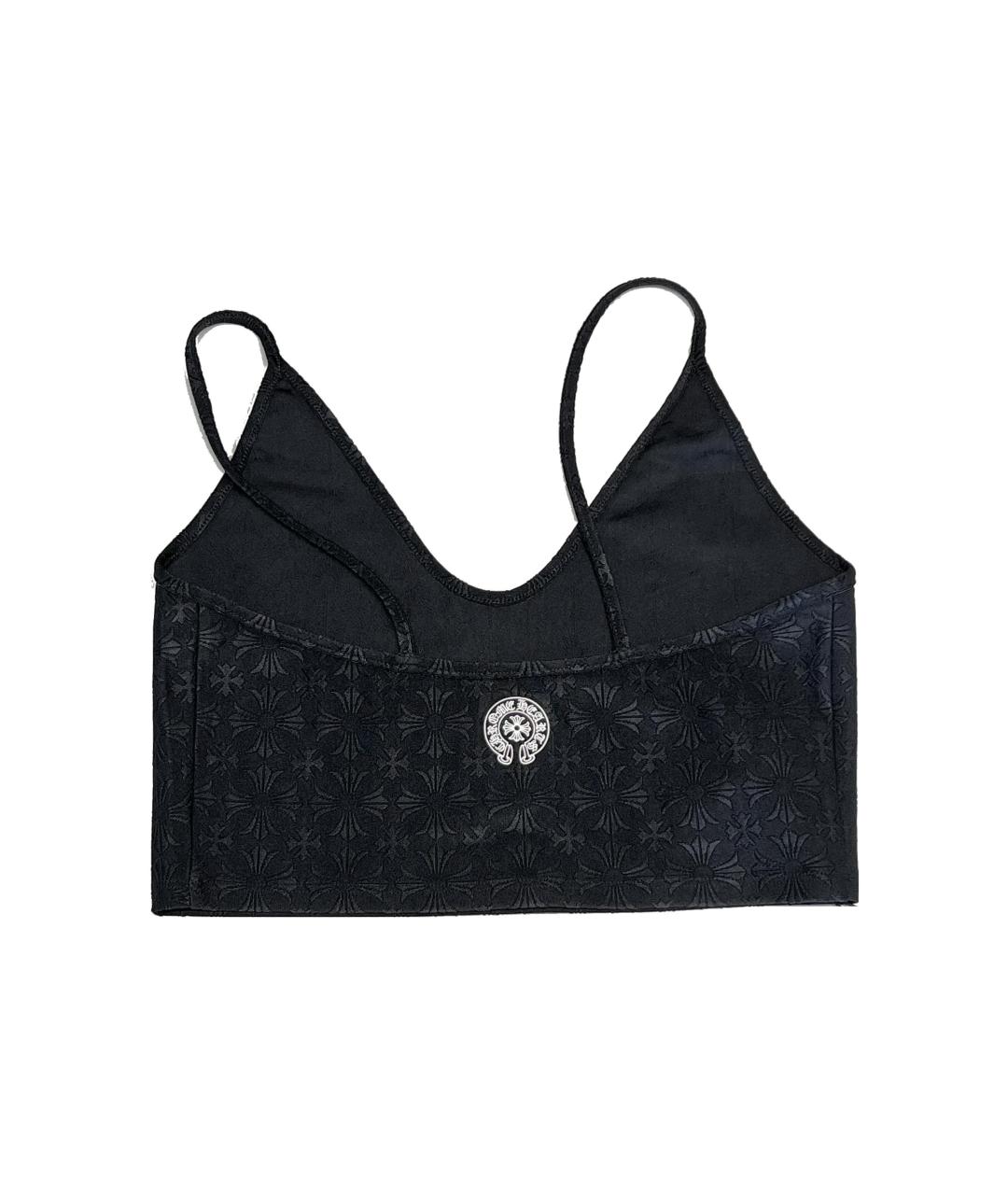 CHROME HEARTS Черная хлопковая майка, фото 2