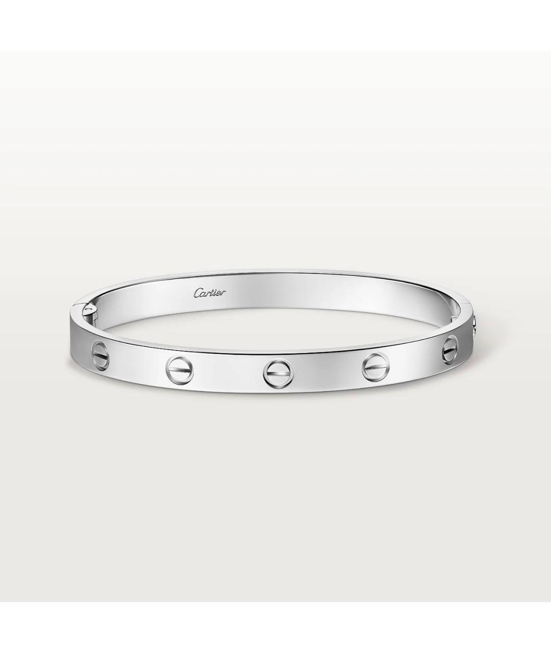 CARTIER Браслет из белого золота, фото 10