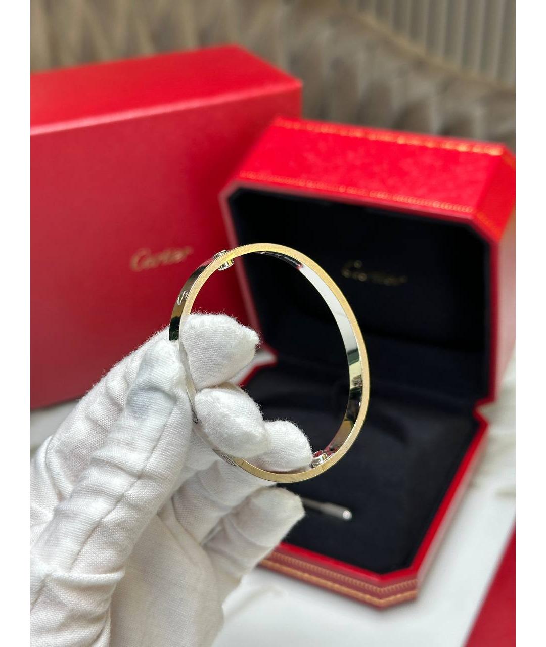 CARTIER Браслет из белого золота, фото 7
