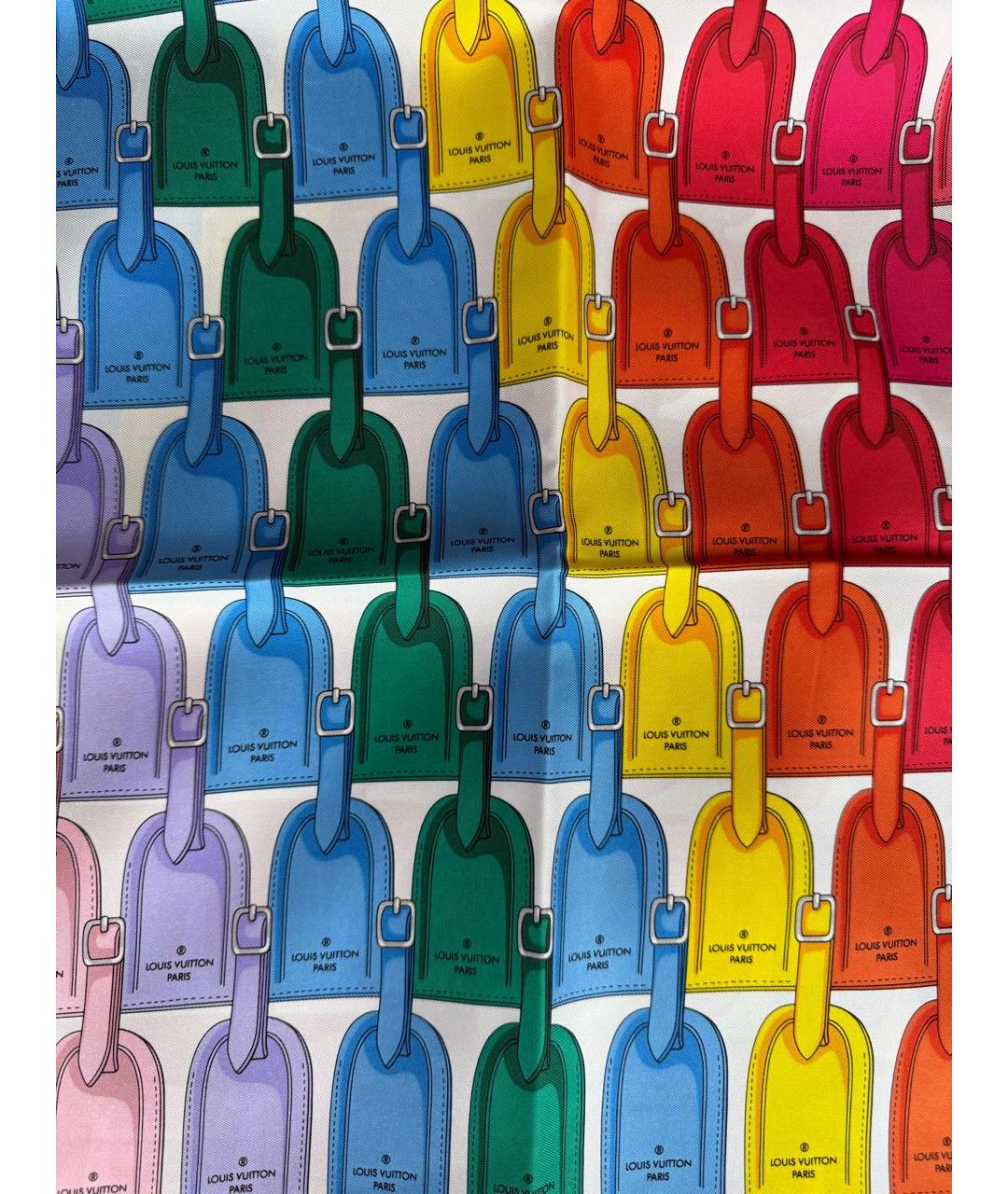 LOUIS VUITTON Мульти шелковый платок, фото 2