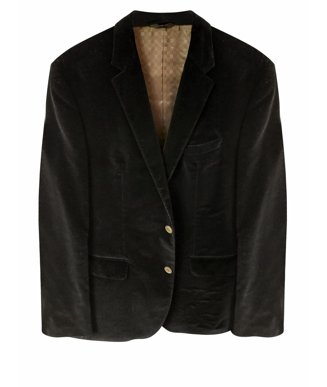 HUGO BOSS Черный бархатный пиджак, фото 1