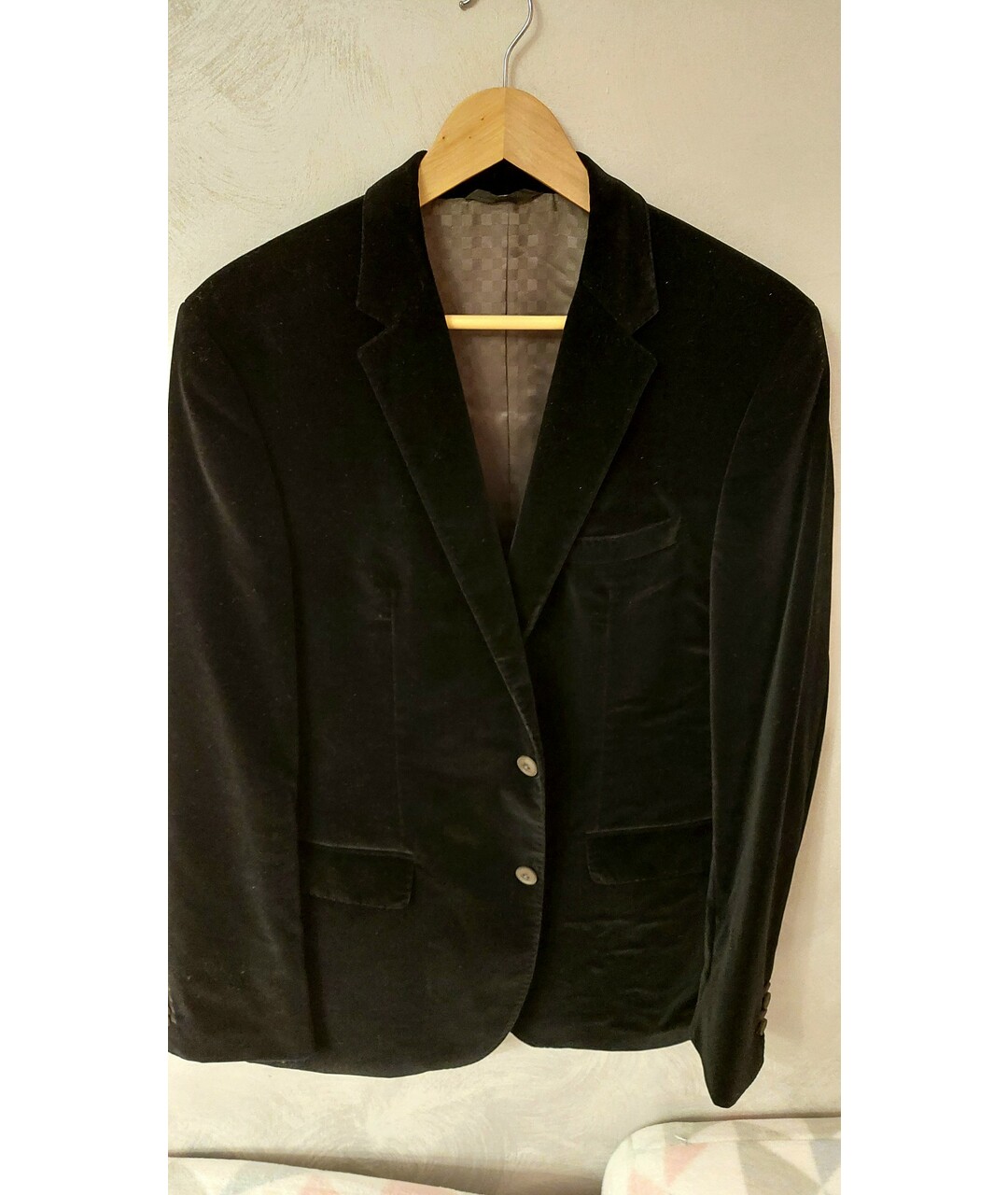 HUGO BOSS Черный бархатный пиджак, фото 8
