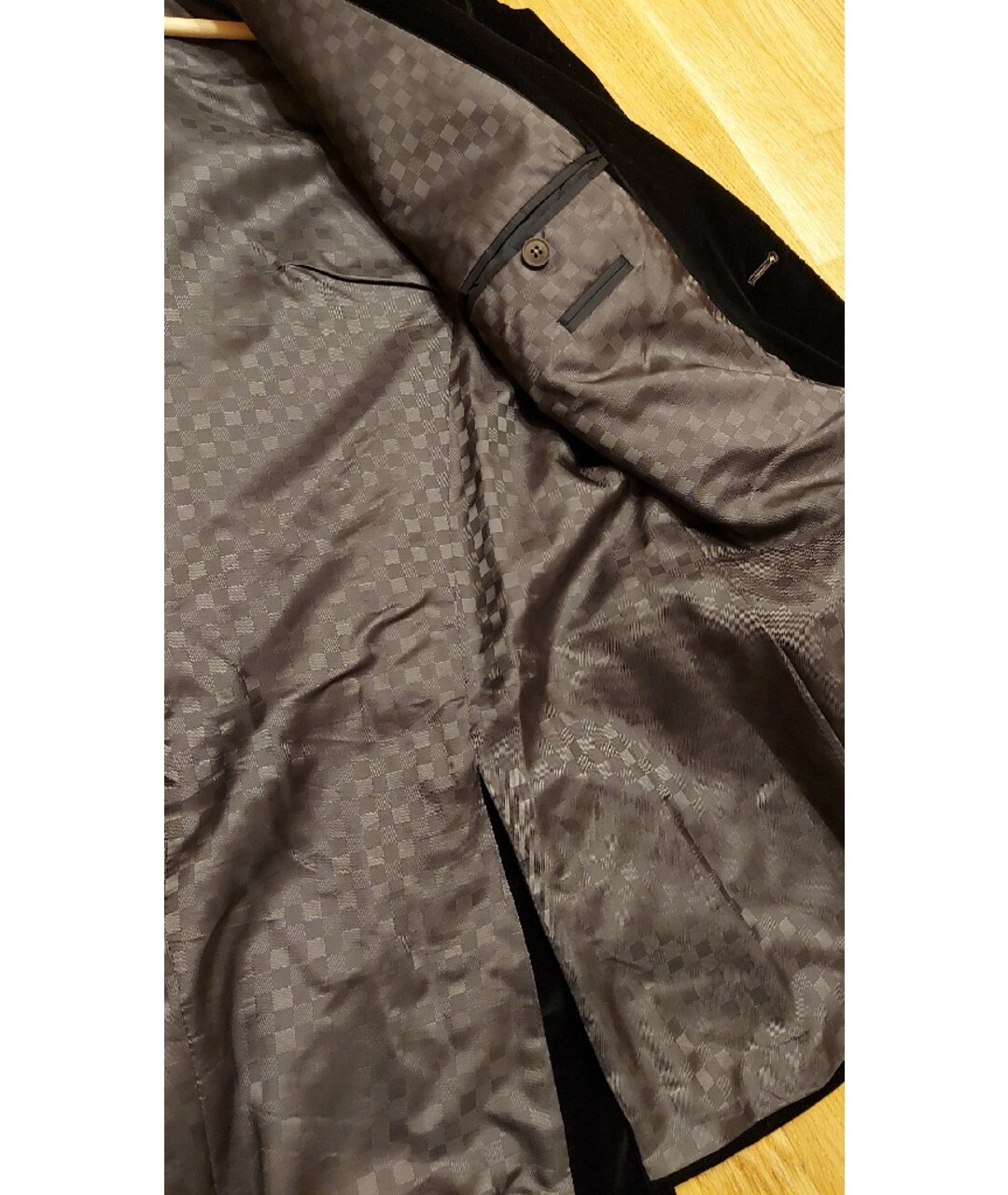 HUGO BOSS Черный бархатный пиджак, фото 5
