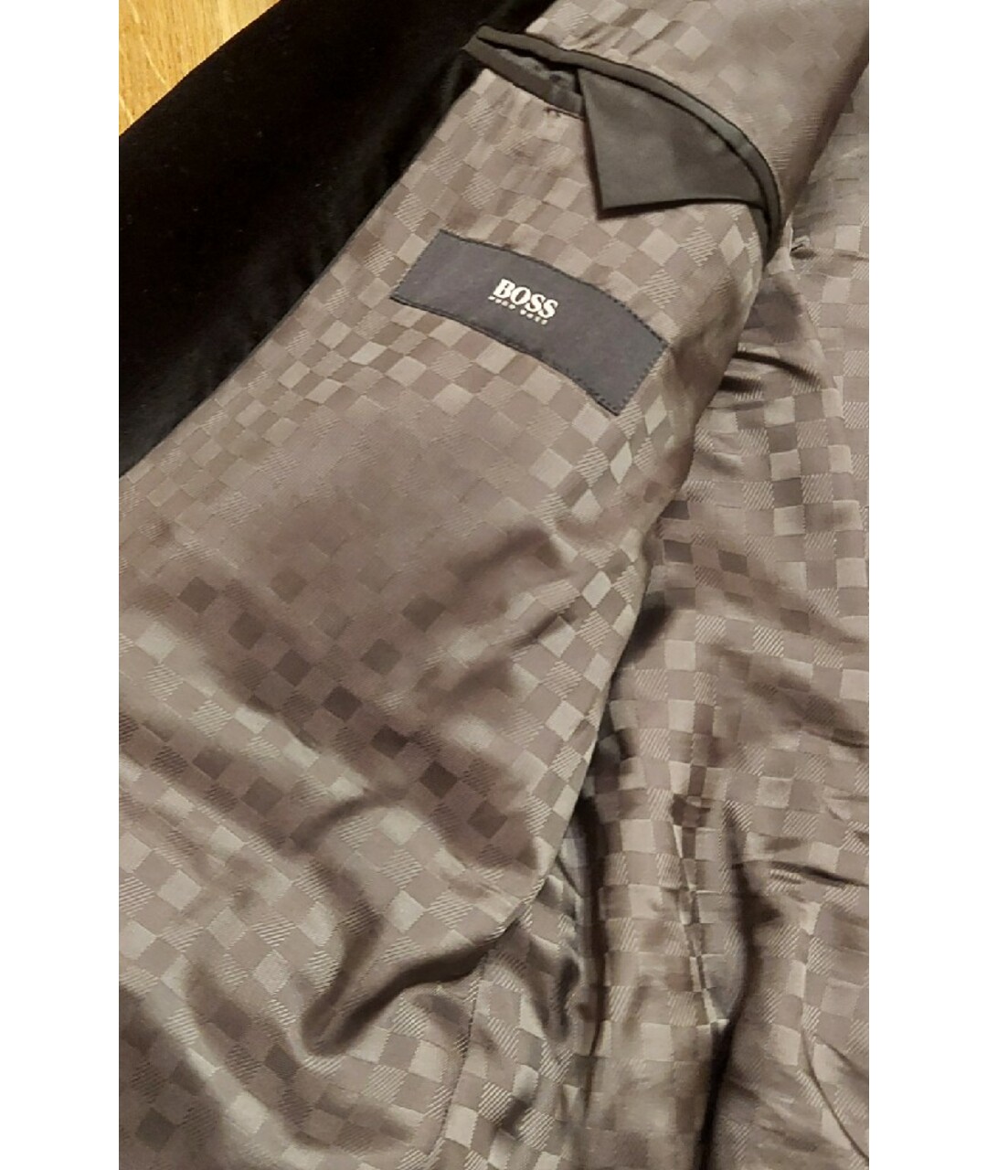 HUGO BOSS Черный бархатный пиджак, фото 6