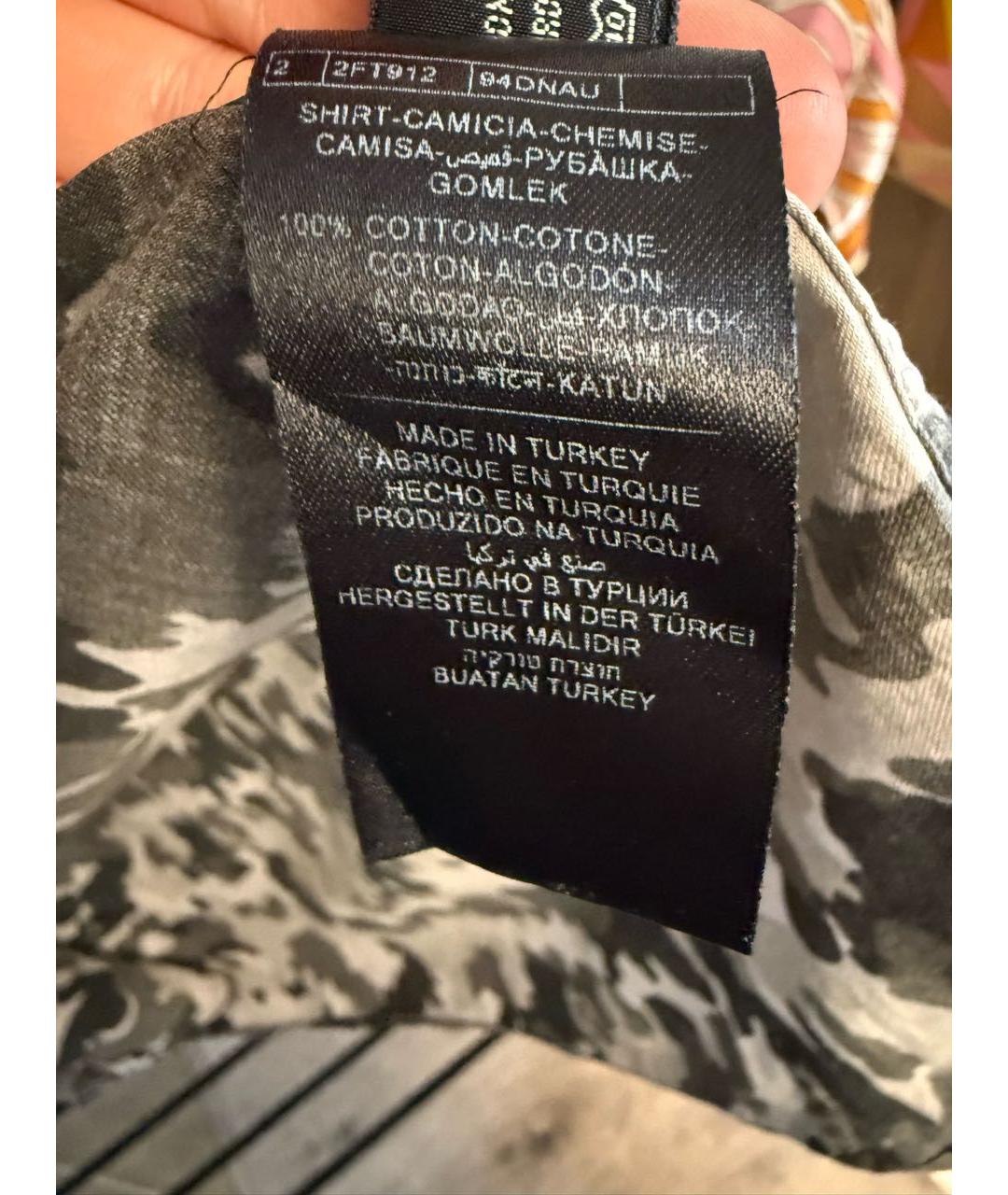 TOM FORD Хаки хлопковая кэжуал рубашка, фото 6