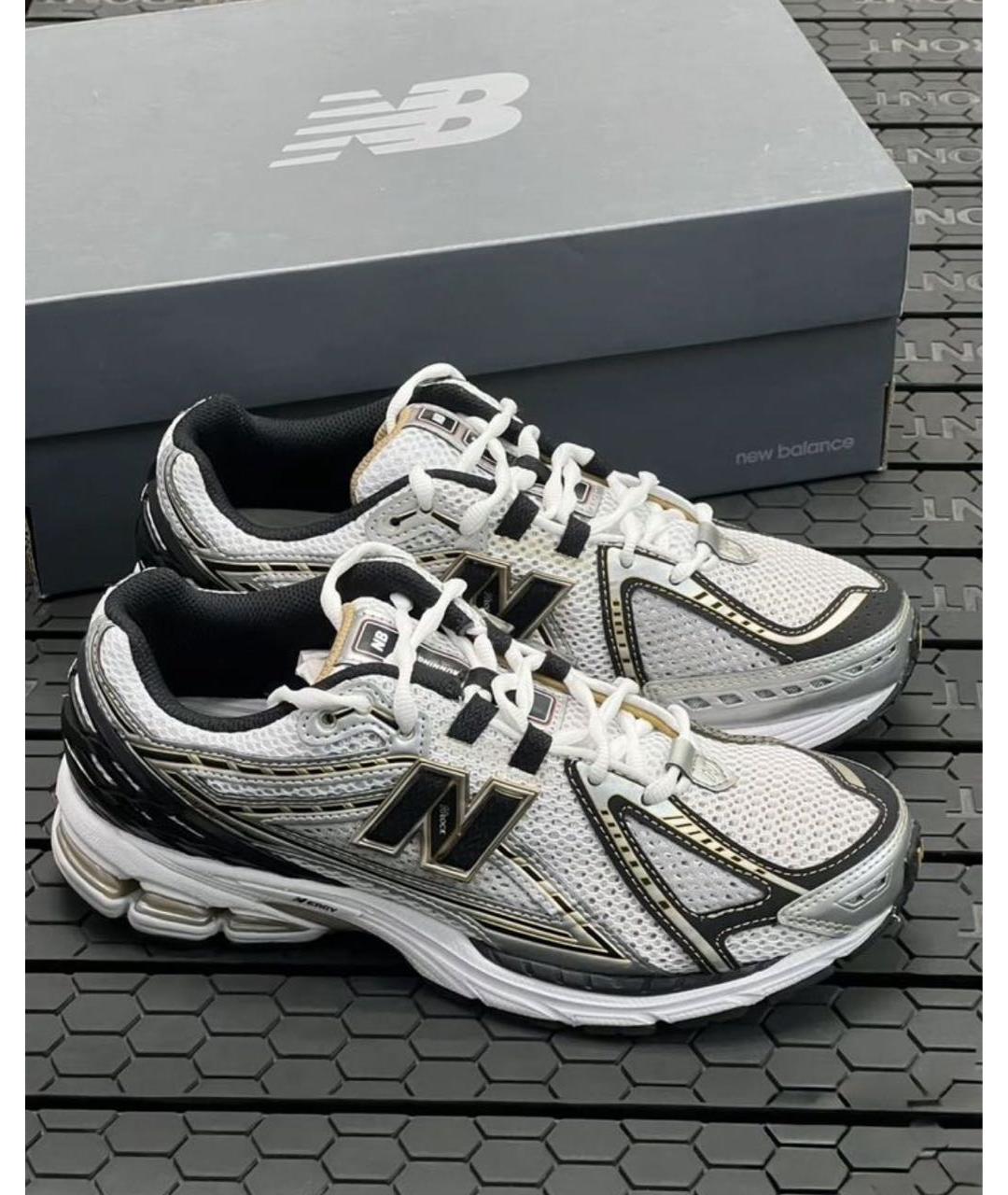 NEW BALANCE Серебряные текстильные низкие кроссовки / кеды, фото 6
