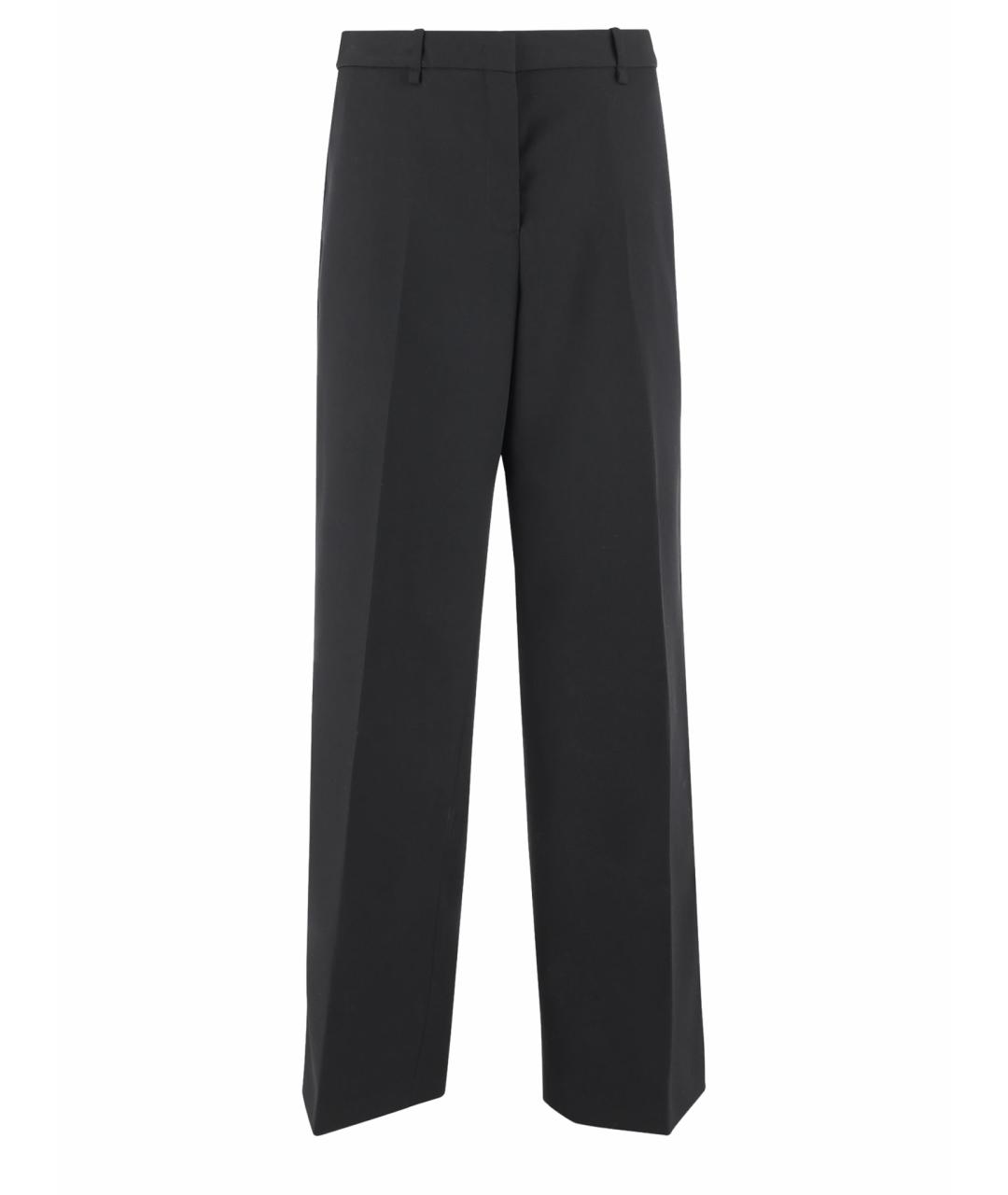 JIL SANDER Черные прямые брюки, фото 1