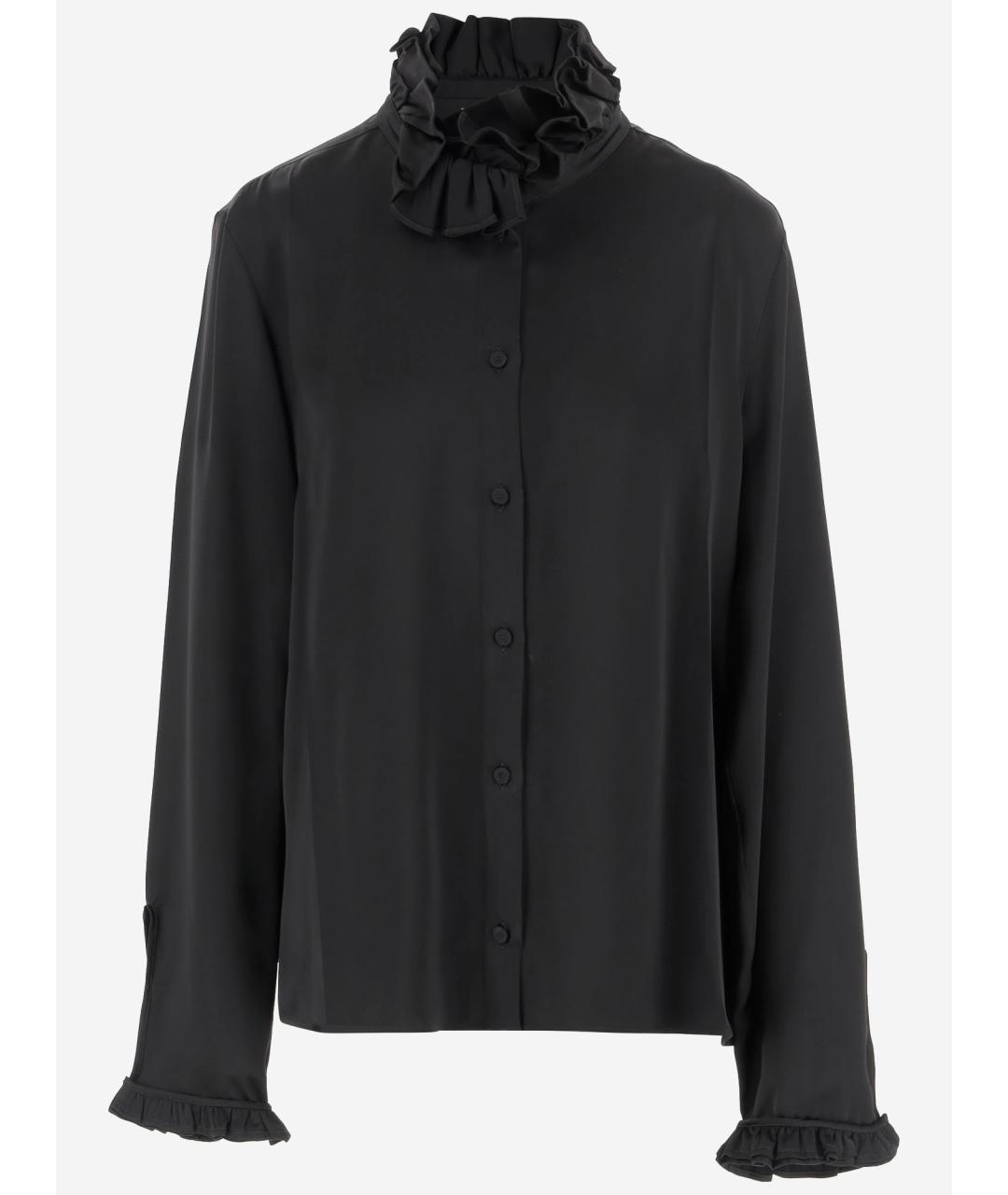 JIL SANDER Черная рубашка, фото 1