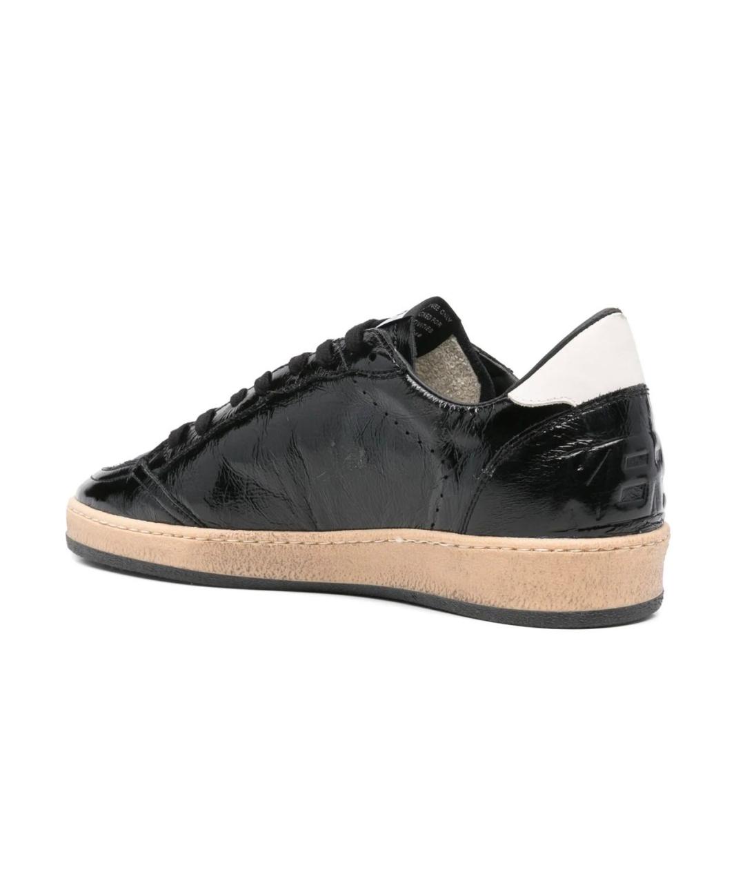 GOLDEN GOOSE DELUXE BRAND Черные кеды из лакированной кожи, фото 4