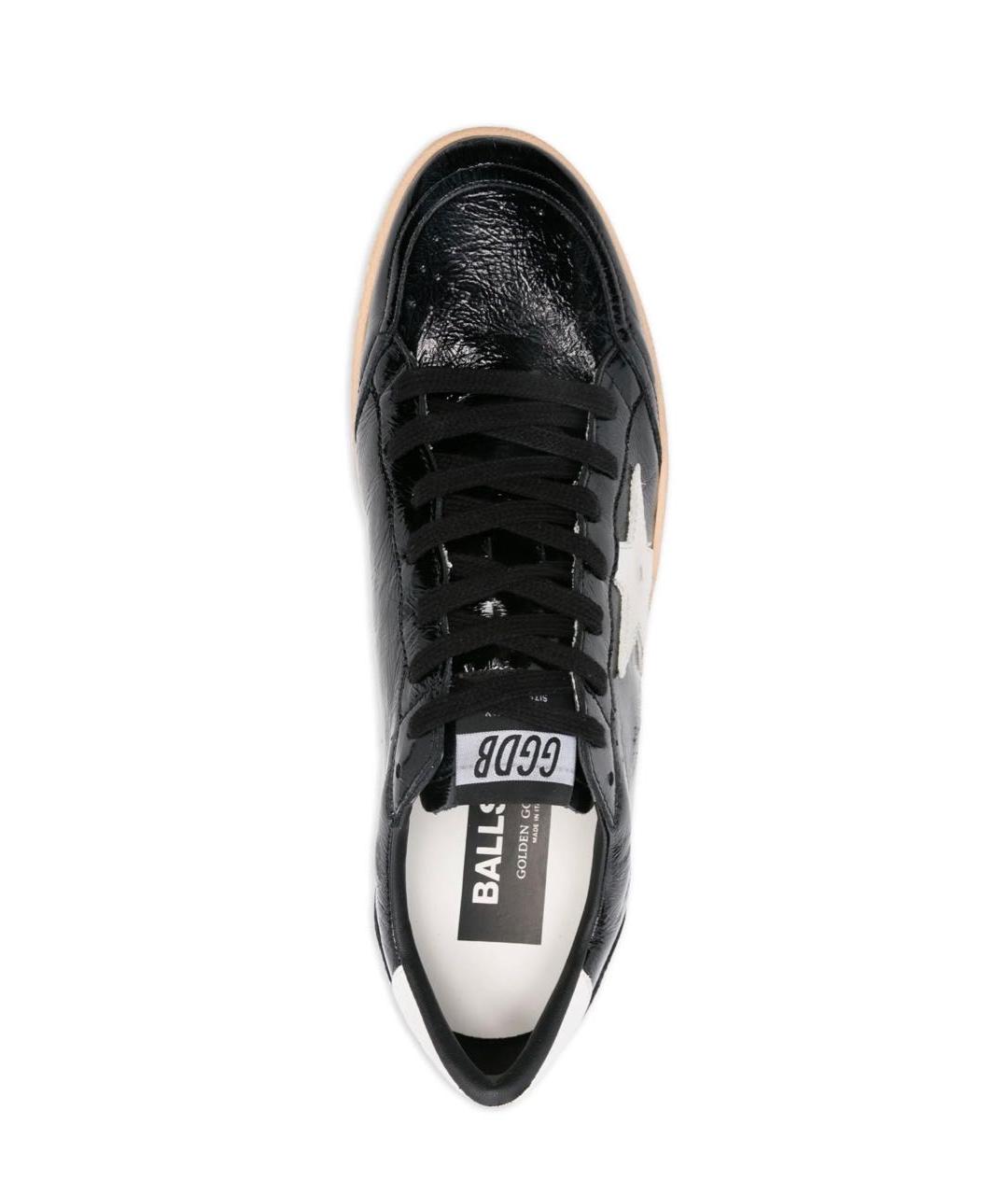 GOLDEN GOOSE DELUXE BRAND Черные кеды из лакированной кожи, фото 3
