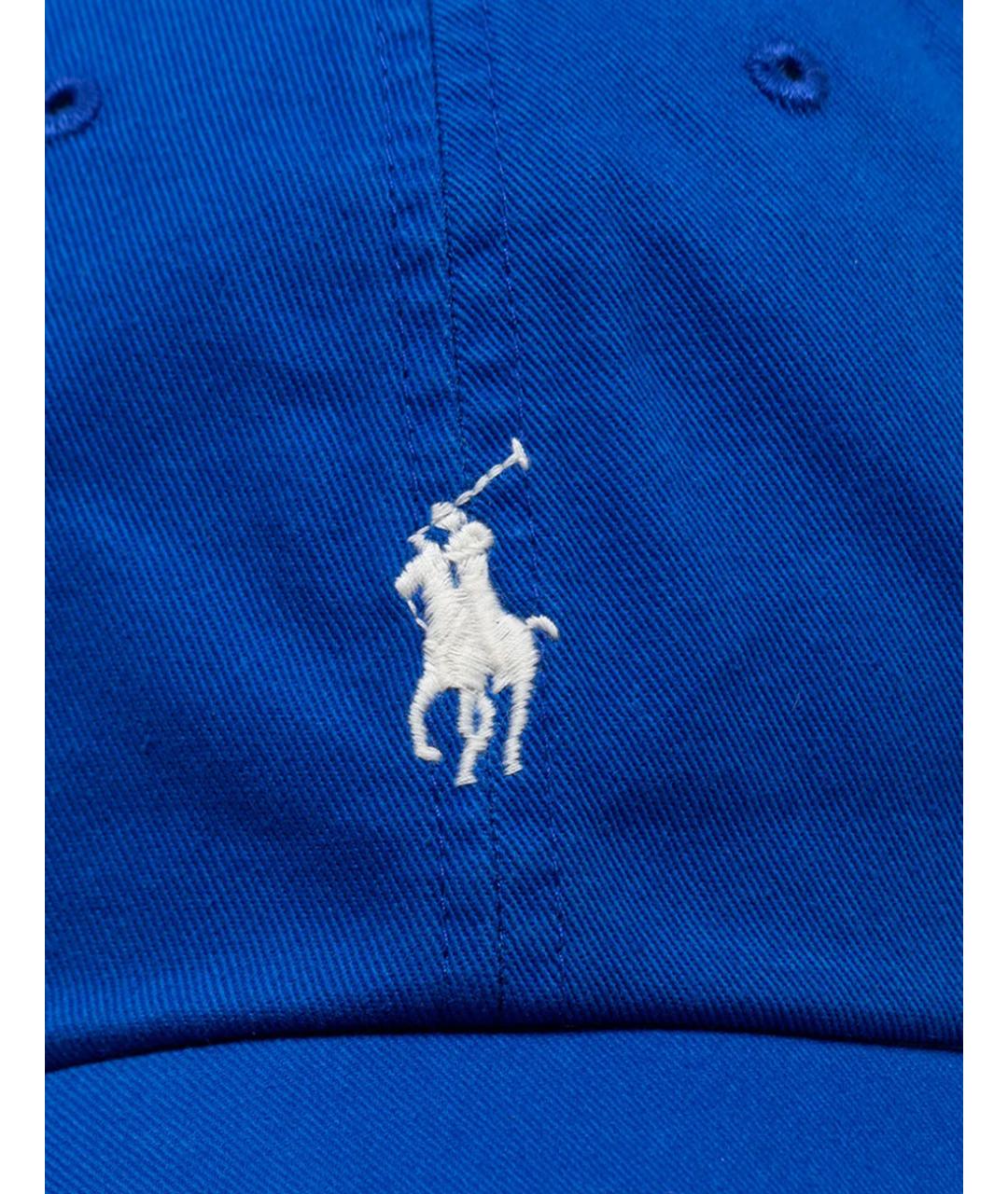 POLO RALPH LAUREN Синяя хлопковая кепка/бейсболка, фото 3