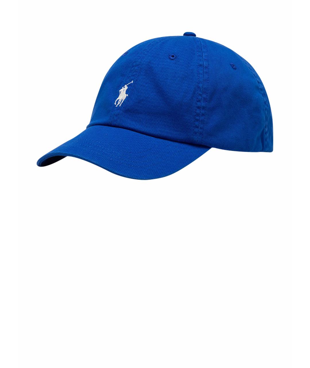 POLO RALPH LAUREN Синяя хлопковая кепка/бейсболка, фото 1