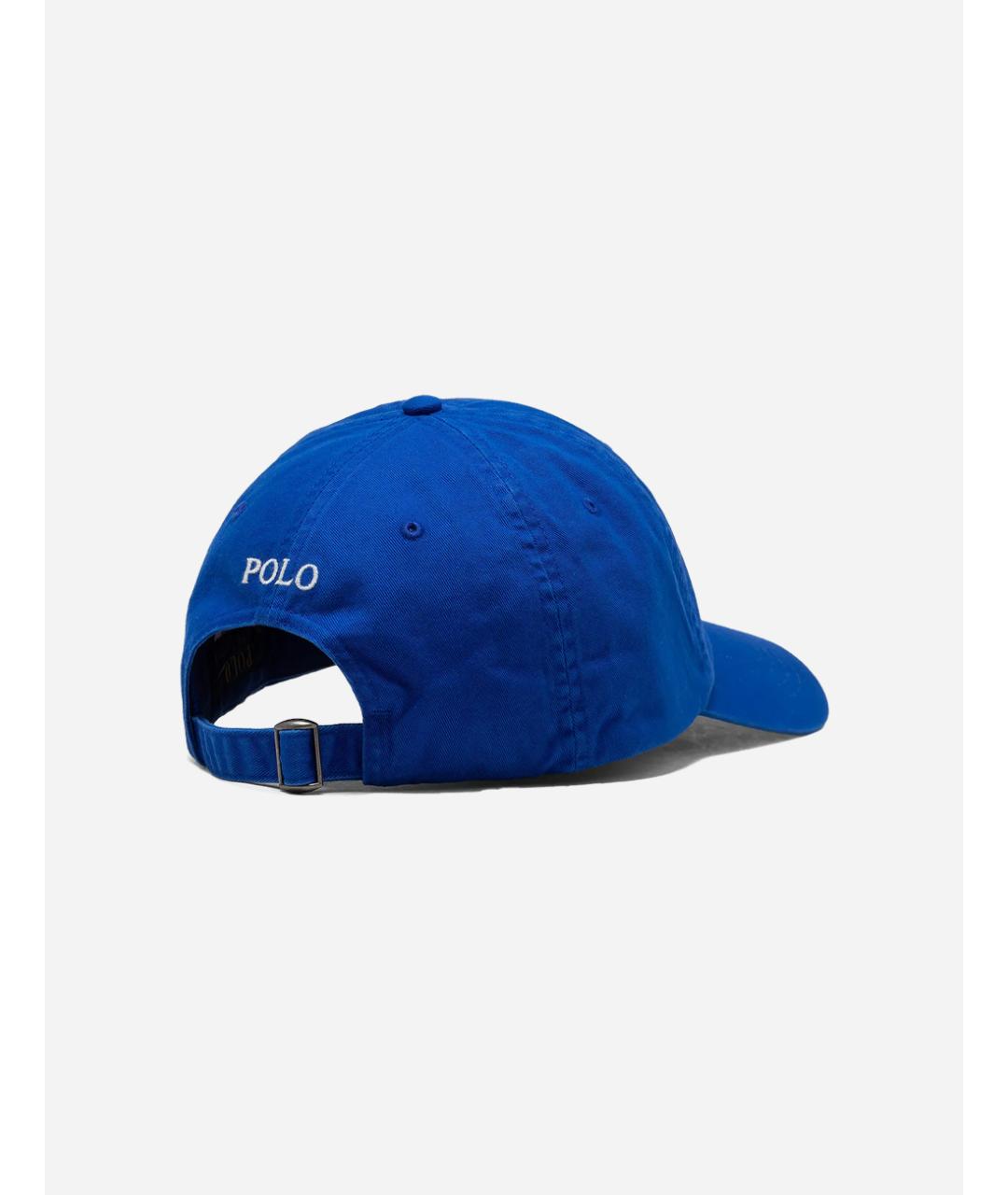 POLO RALPH LAUREN Синяя хлопковая кепка/бейсболка, фото 2
