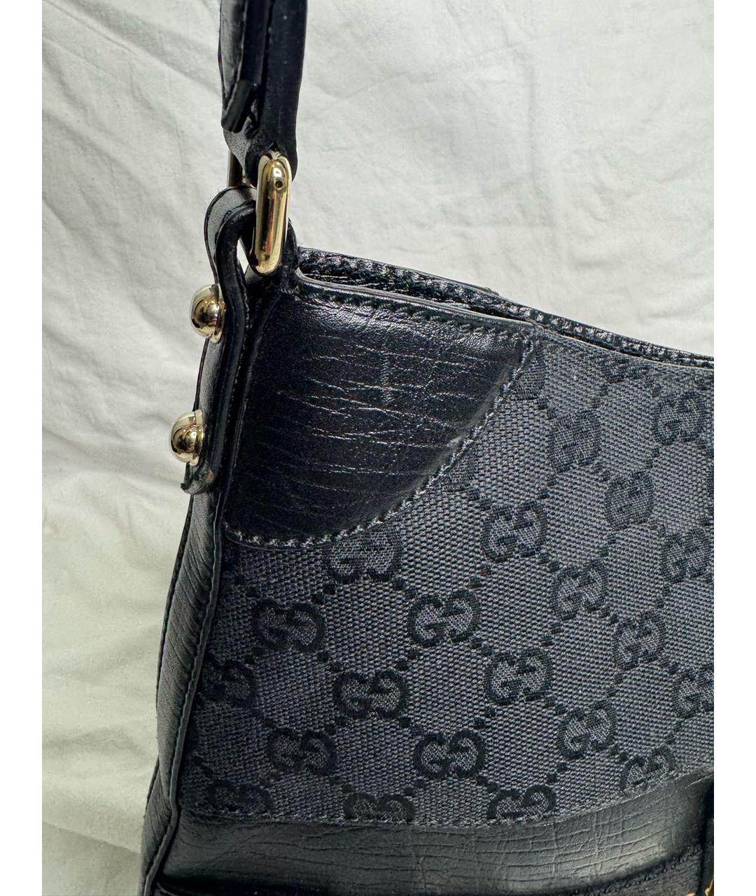GUCCI Темно-синяя сумка с короткими ручками, фото 6