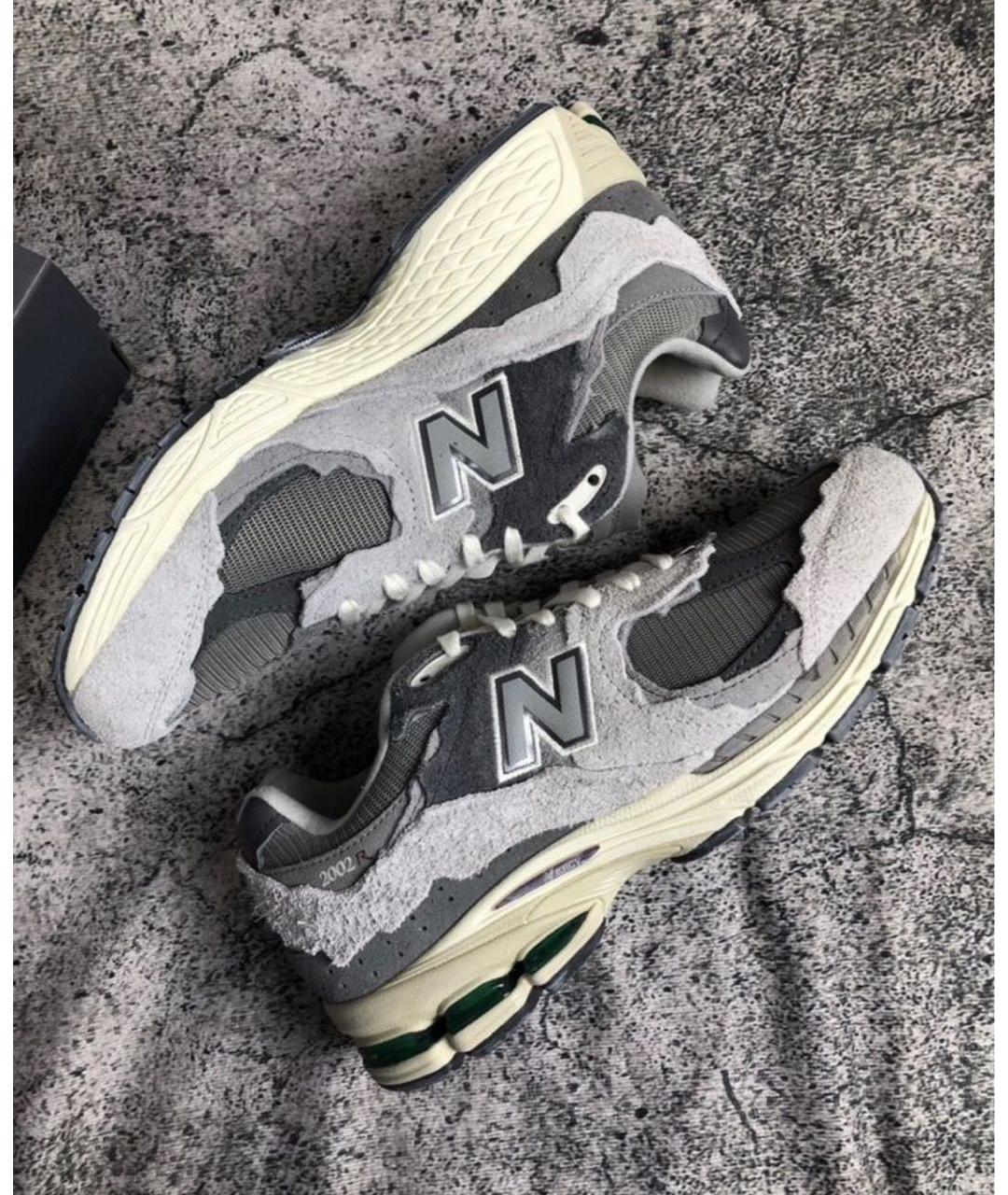 NEW BALANCE Серые замшевые кроссовки, фото 5
